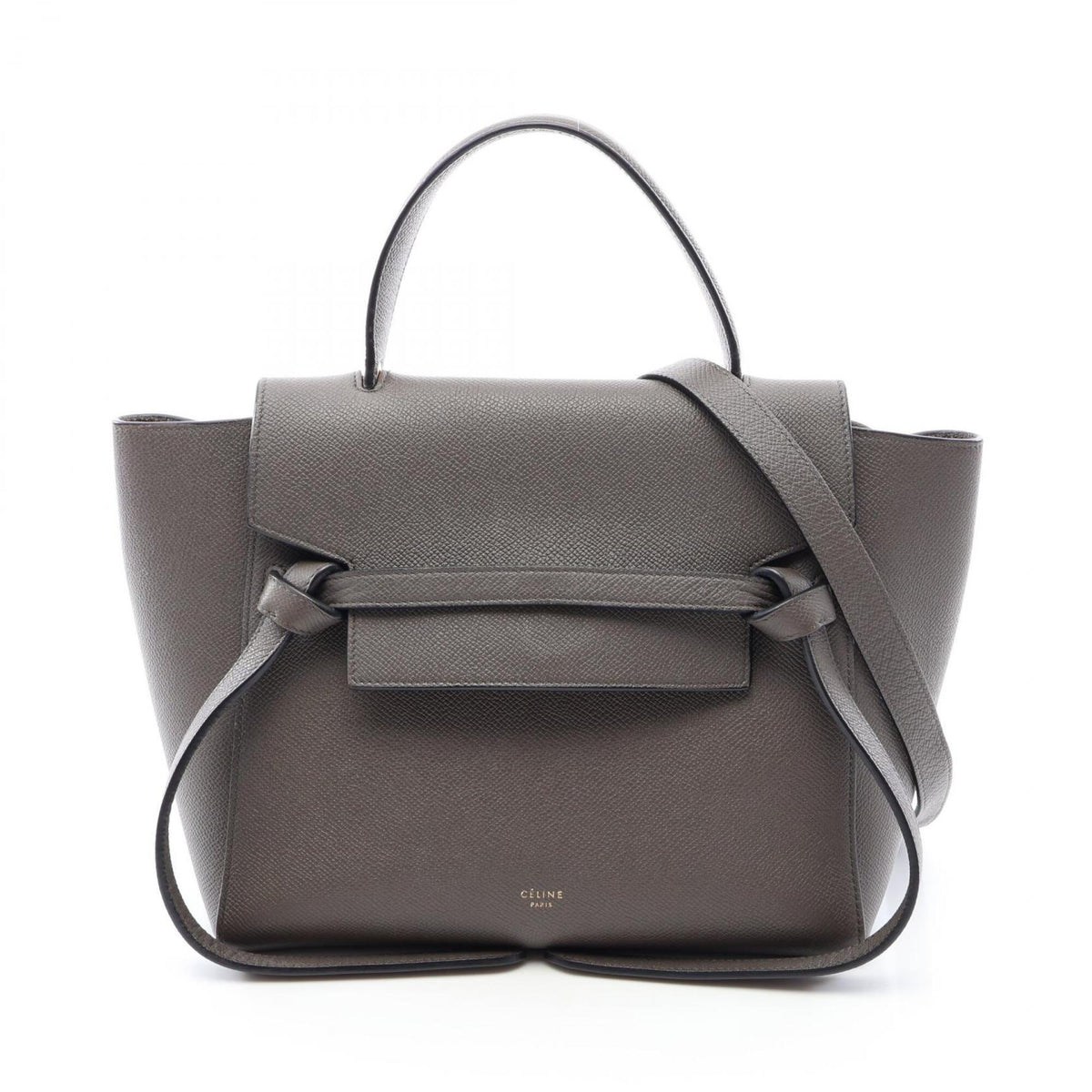 Celine Gray Leather Handbag (Pre-Owned)
