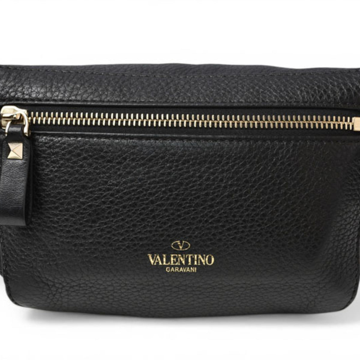 Valentino Black Leather Sling Bag (Pre-Owned)