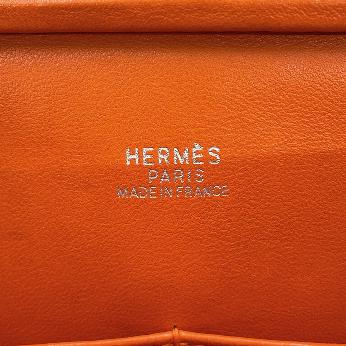 Hermes Plume Orange Epsom Leather Handbag (Pre-Owned)