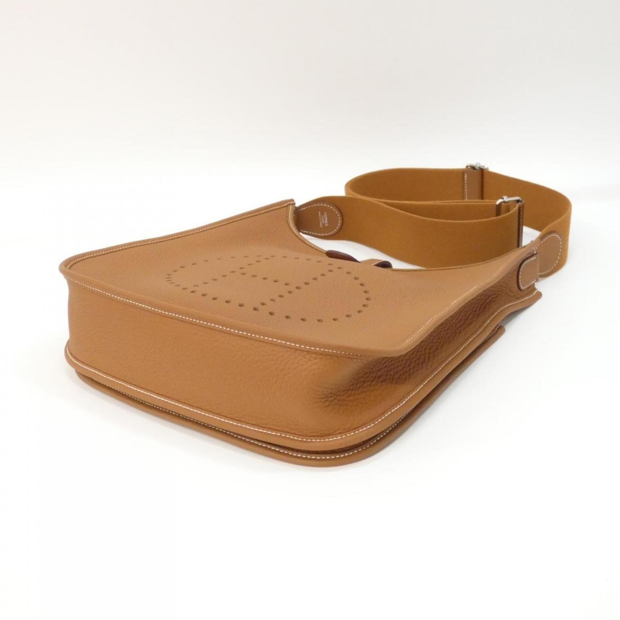 Hermes Brown Taurillon Clemence Leather Shoulder Bag (Pre-Owned)