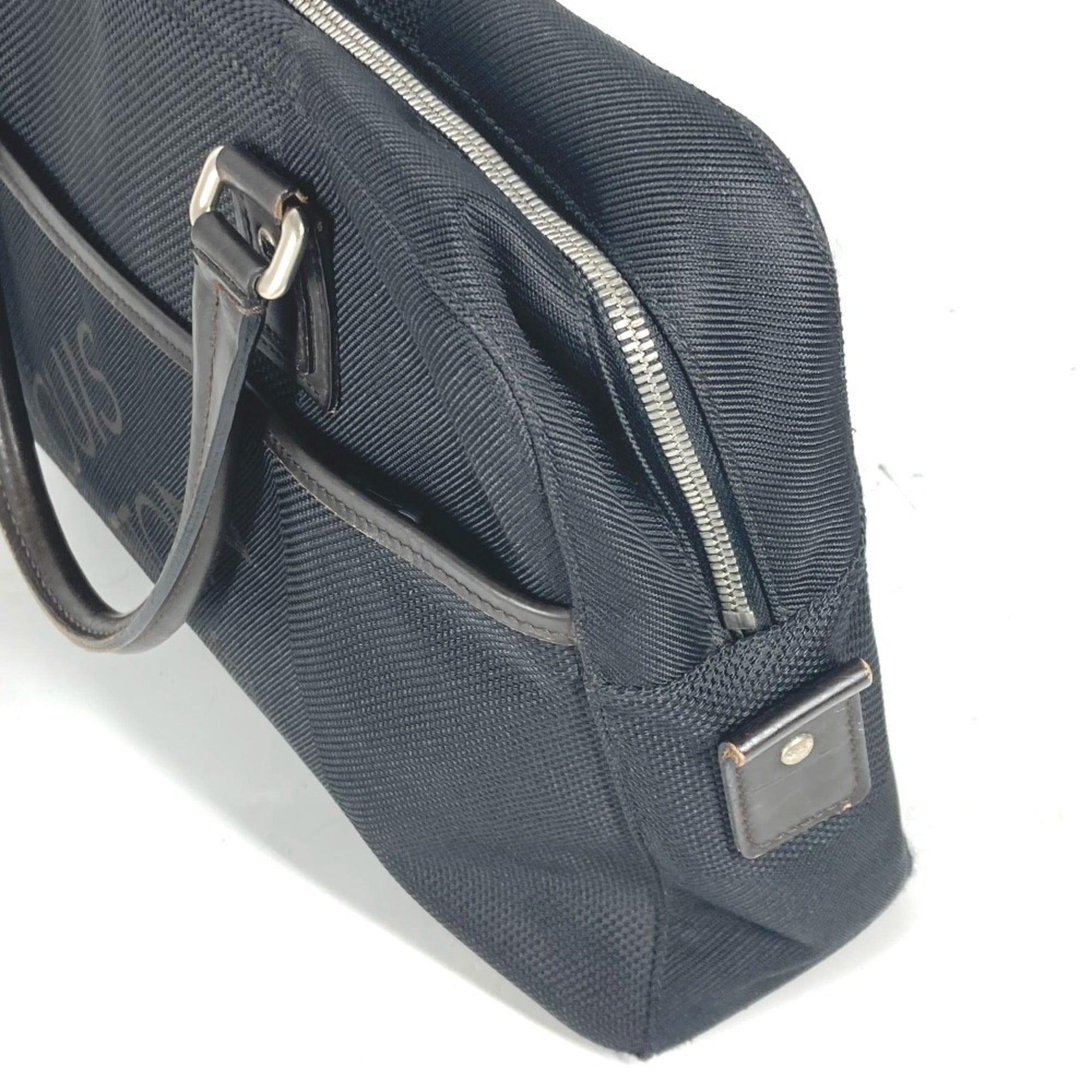 Louis Vuitton Black Damier Geant Briefcase Handbag Tote Bag (Pre-Owned)