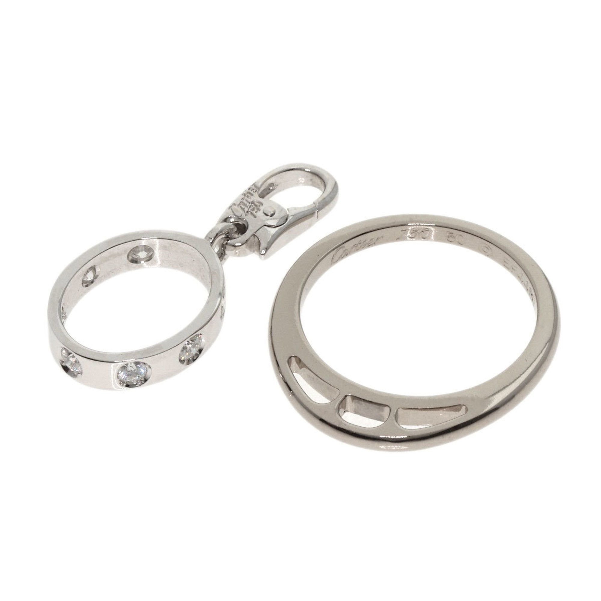 Cartier White Gold White Gold (18K) Band Ring (Pre-Owned)