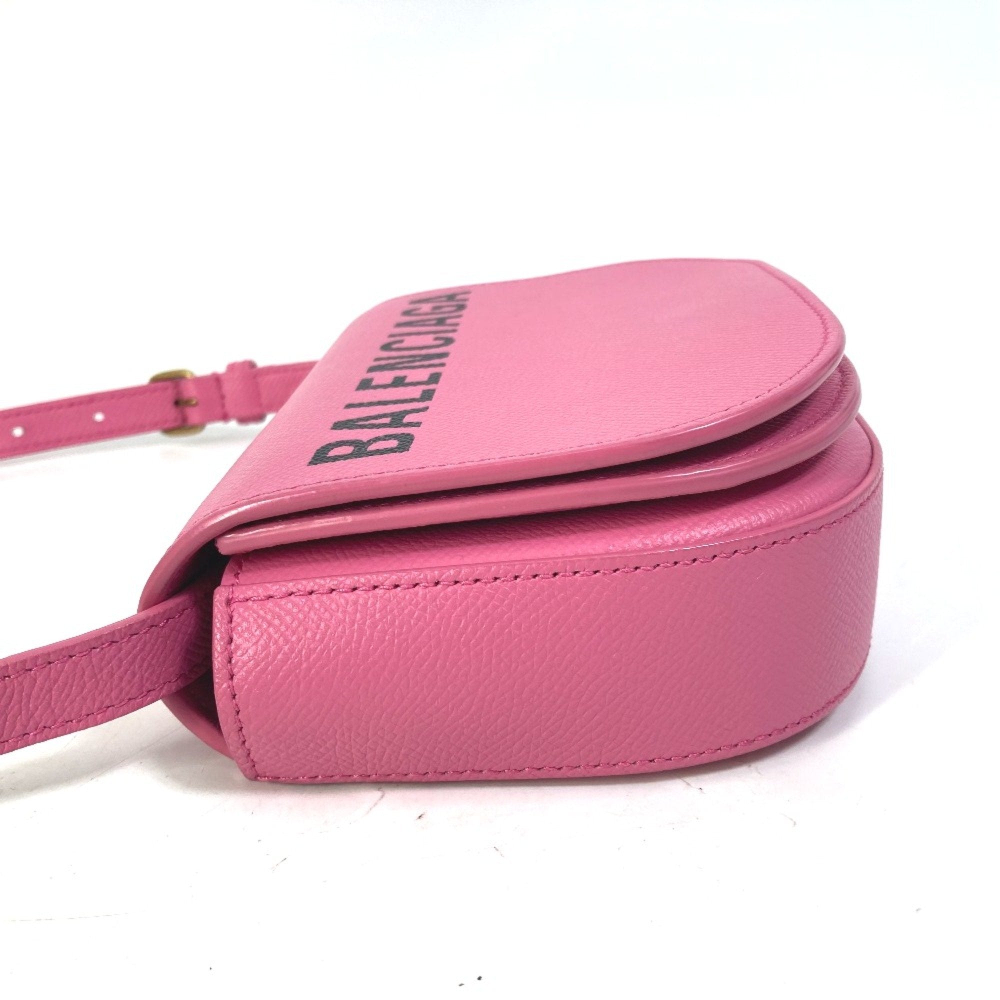 Balenciaga Pink Leather Shoulder Bag (Pre-Owned)