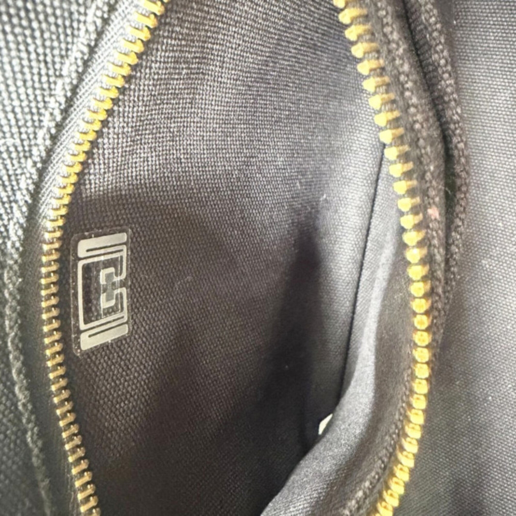 Prada Black Canvas Handbag Shoulder Bag (Pre-Owned)