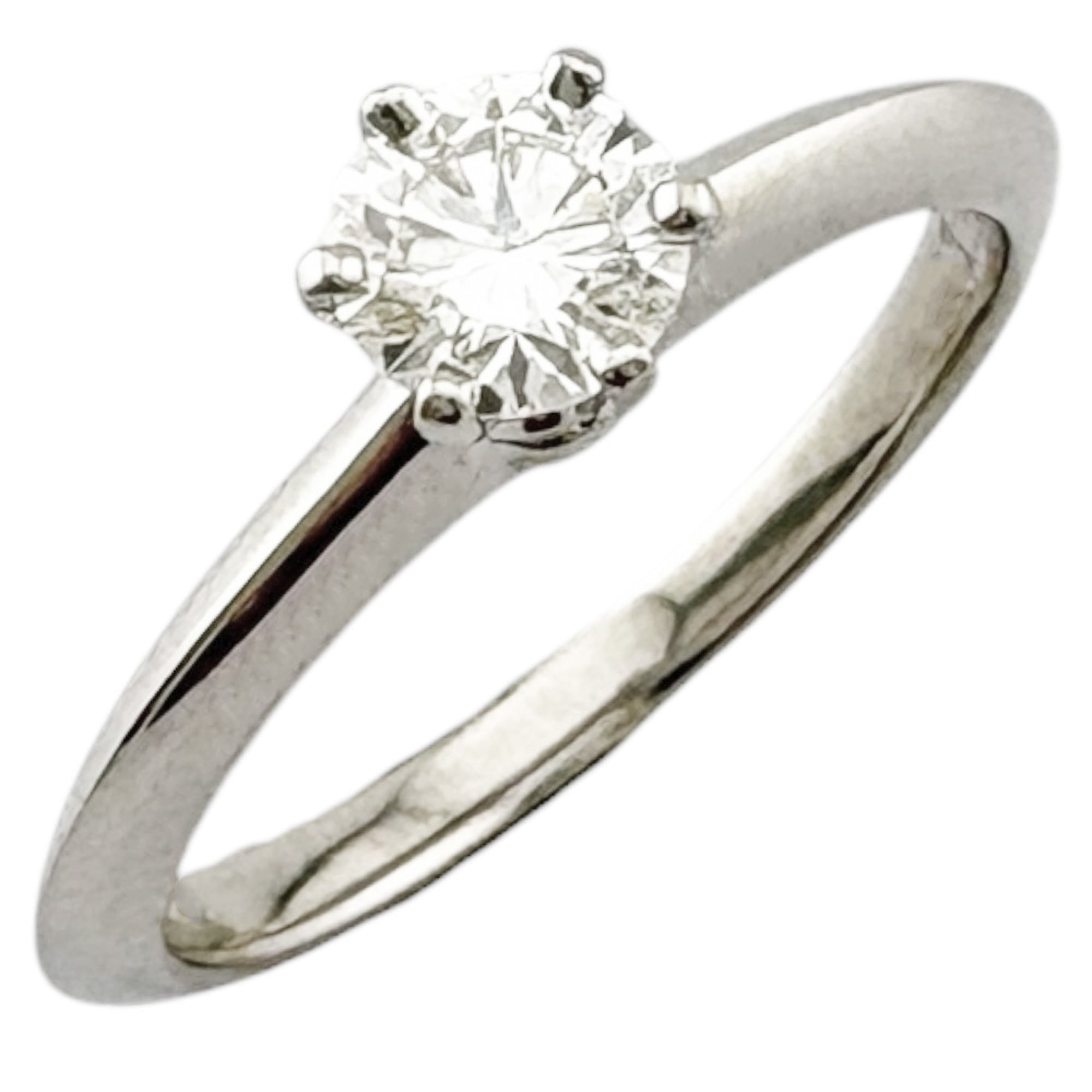 Tiffany Silver Platinum 950 Band Ring (Pre-Owned)