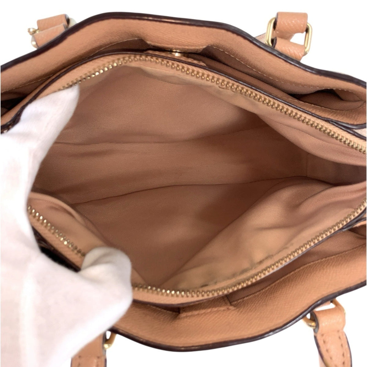 Coach Pink Beige Pvc Handbag Shoulder Bag (Pre-Owned)