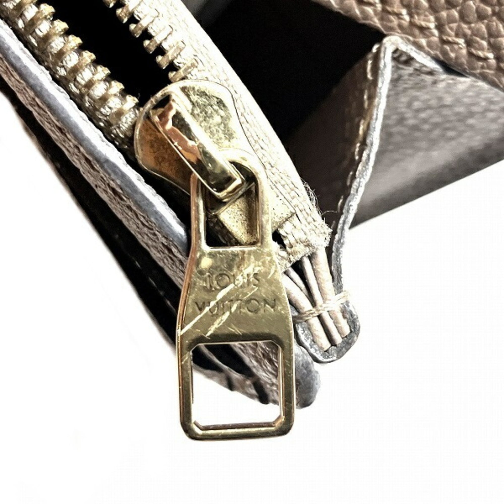 Louis Vuitton Brown Monogram Empreinte Leather Wallet (Bi-Fold) (Pre-Owned)