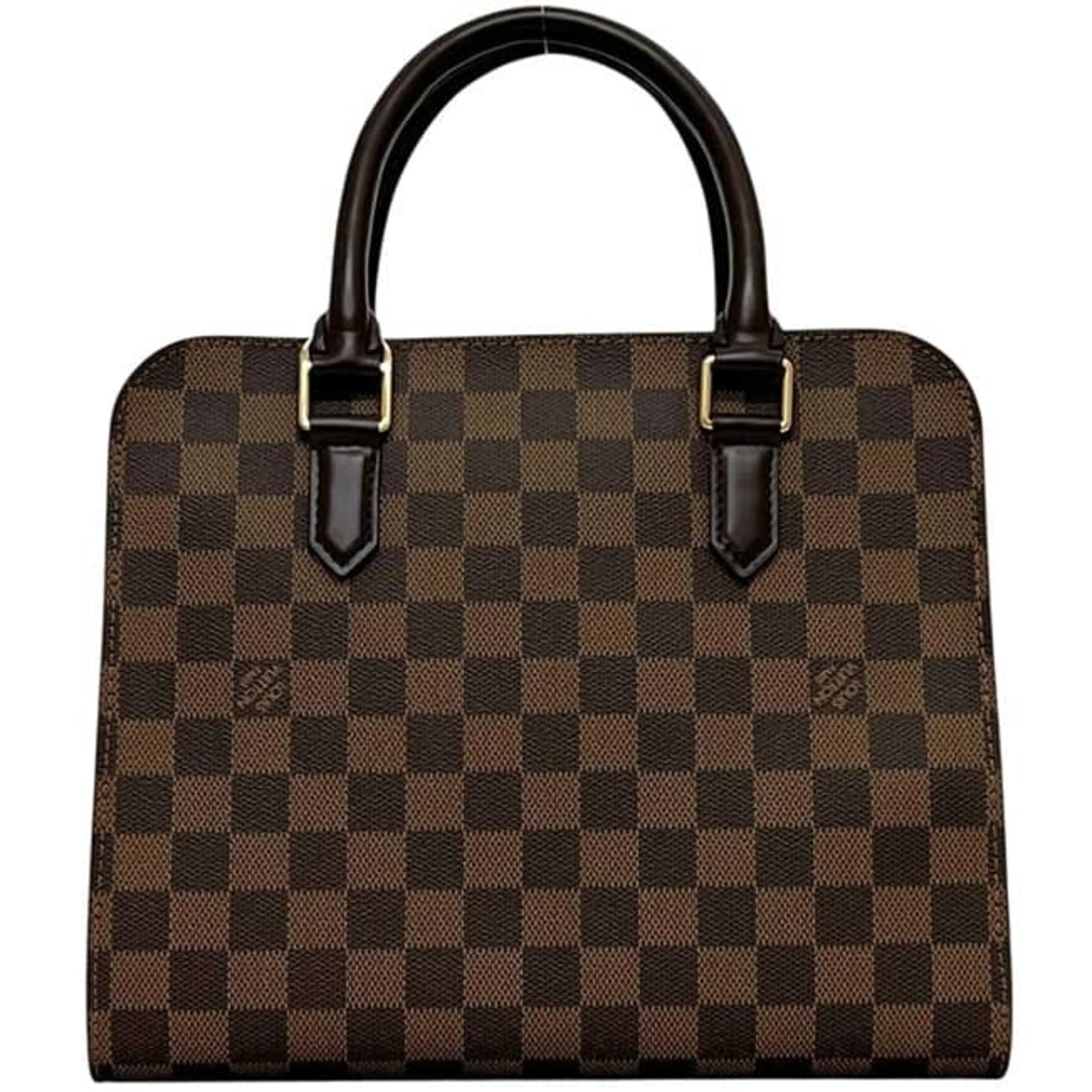Louis Vuitton Damier Brown Damier Canvas Ebene Damier Canvas Handbag (Pre-Owned)