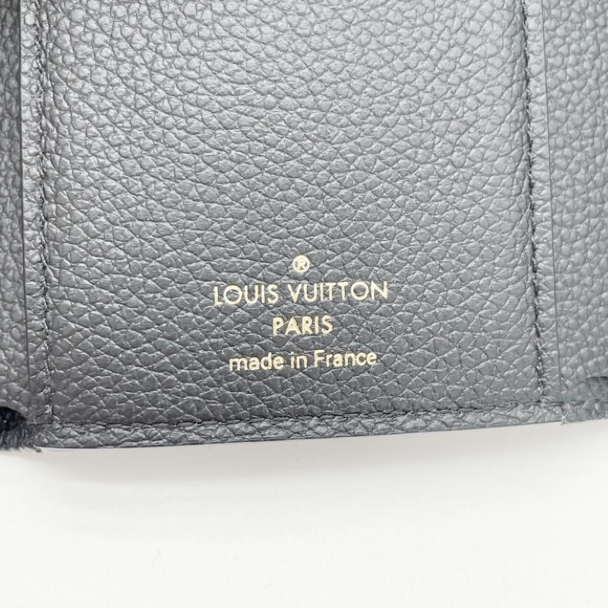 Louis Vuitton Black Noir Monogram Empreinte Wallet (Tri-Fold) (Pre-Owned)