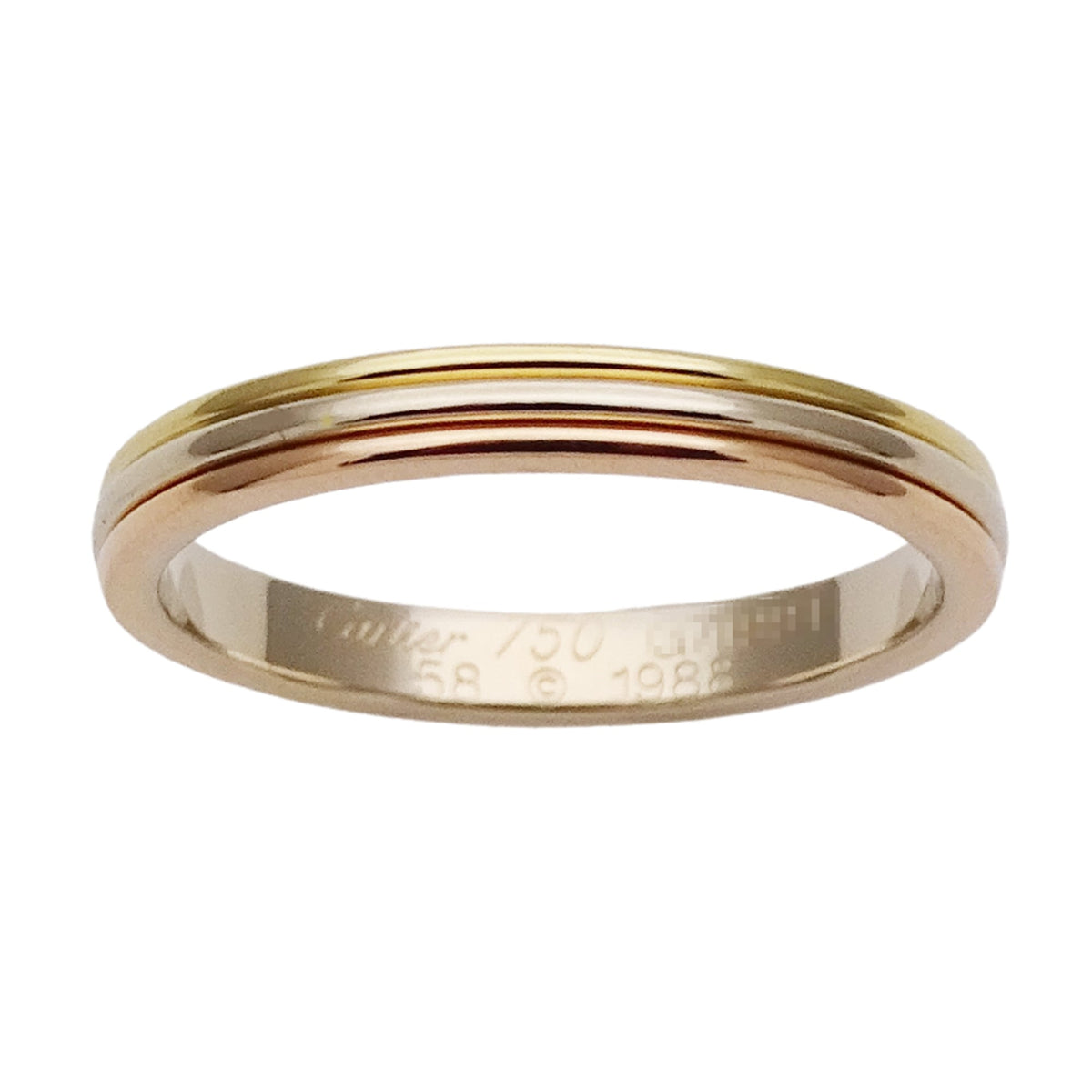 Cartier Pink Gold White Gold Yellow Gold Yellow Gold (18K) Pink Gold (18K) White Gold (18K) Band Ring (Pre-Owned)