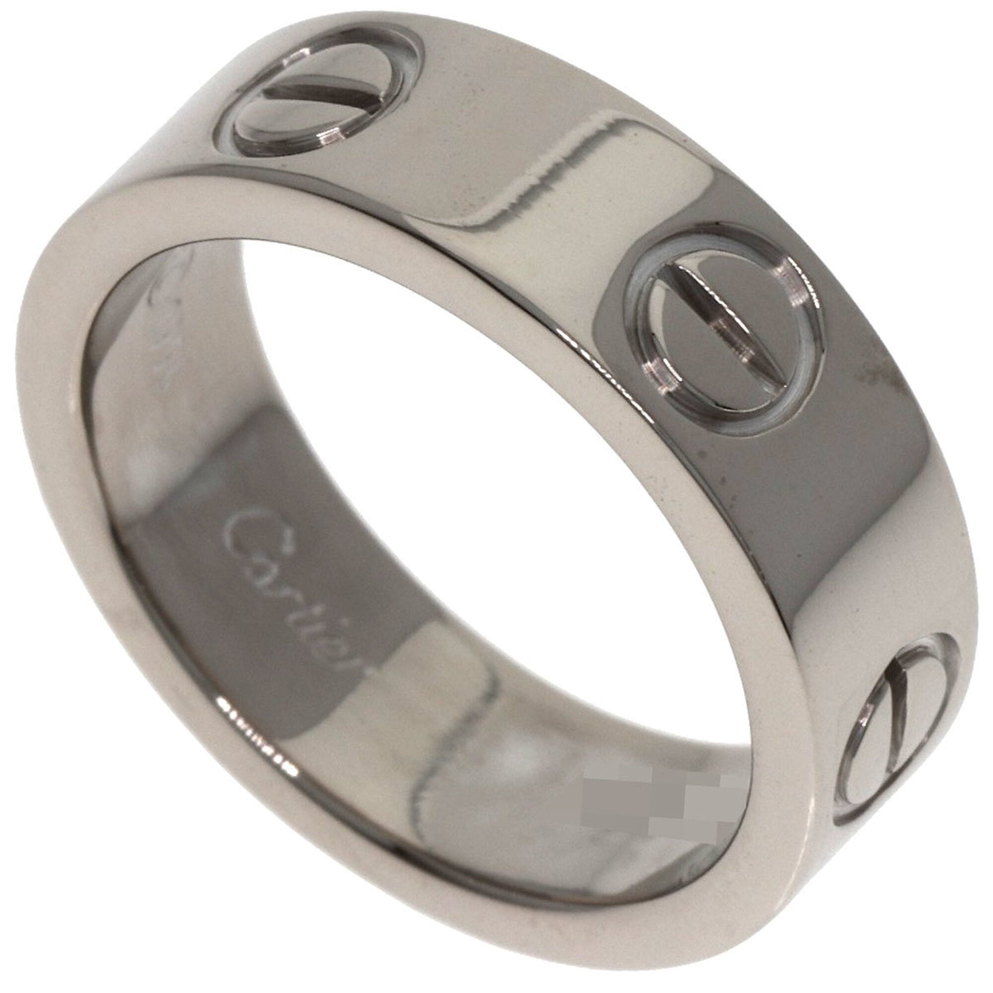 Cartier Love White Gold (18K) Band Ring (Pre-Owned)