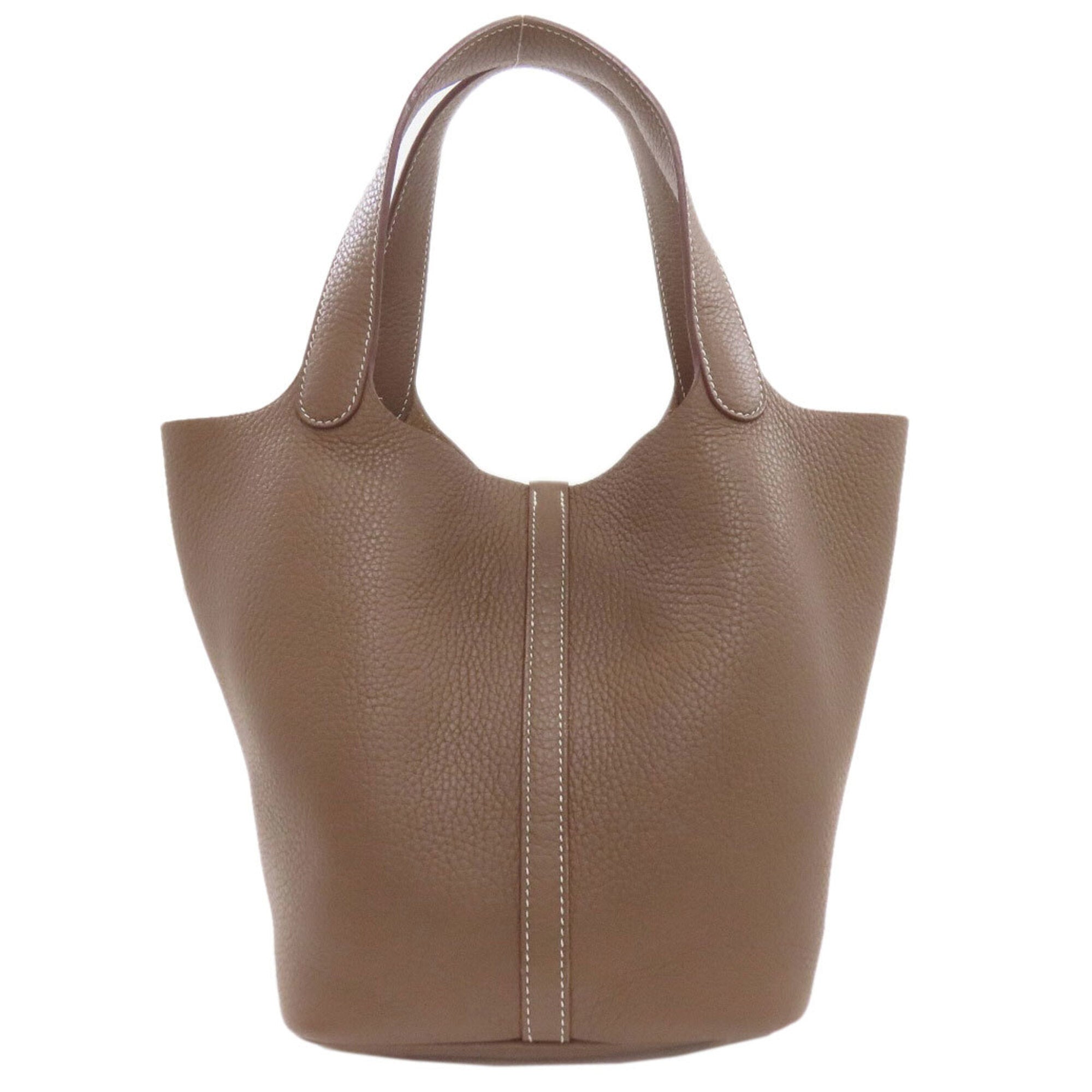 Hermes Etoupe Gray Handbag (Pre-Owned)