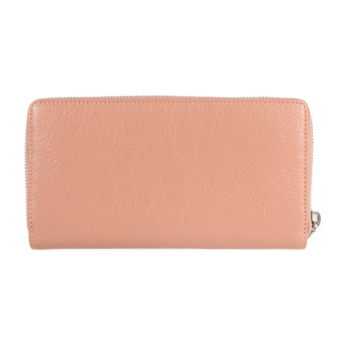 Balenciaga Pink Beige Leather Coin Purse/Coin Case (Pre-Owned)