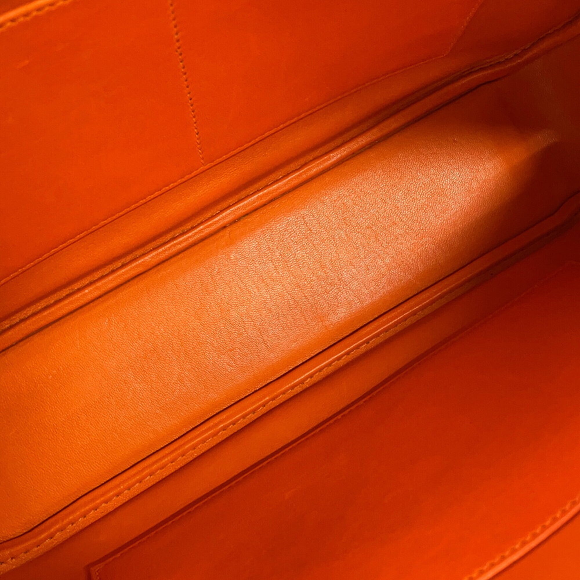 Hermes Plume Orange Epsom Leather Handbag (Pre-Owned)