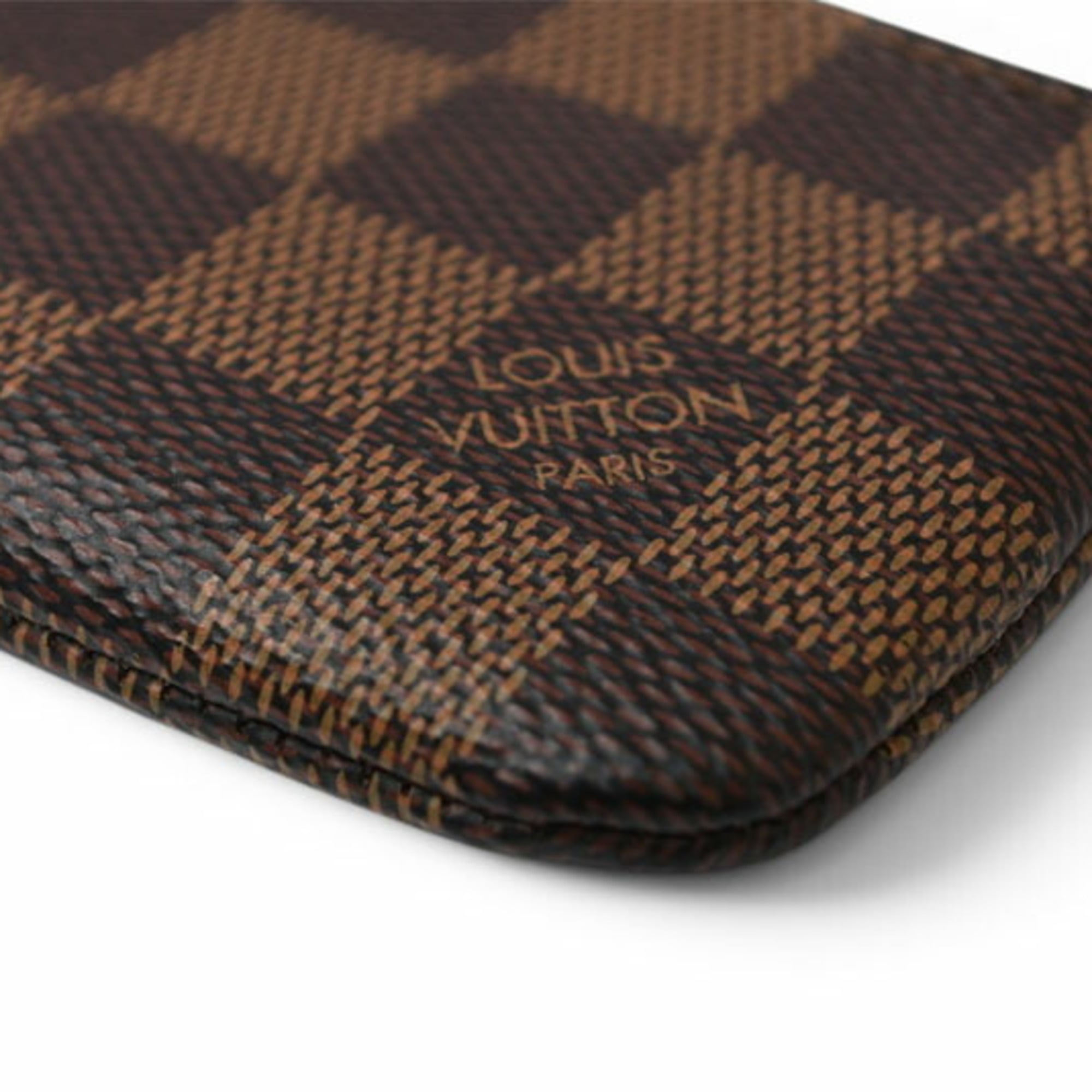 Louis Vuitton Damier Brown Damier Canvas Coin Purse/Coin Case (Pre-Owned)