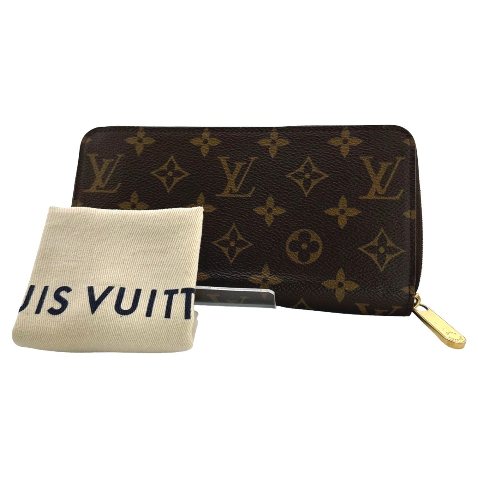 Louis Vuitton Monogram Brown Monogram Long Wallet (Bi-Fold) (Pre-Owned)