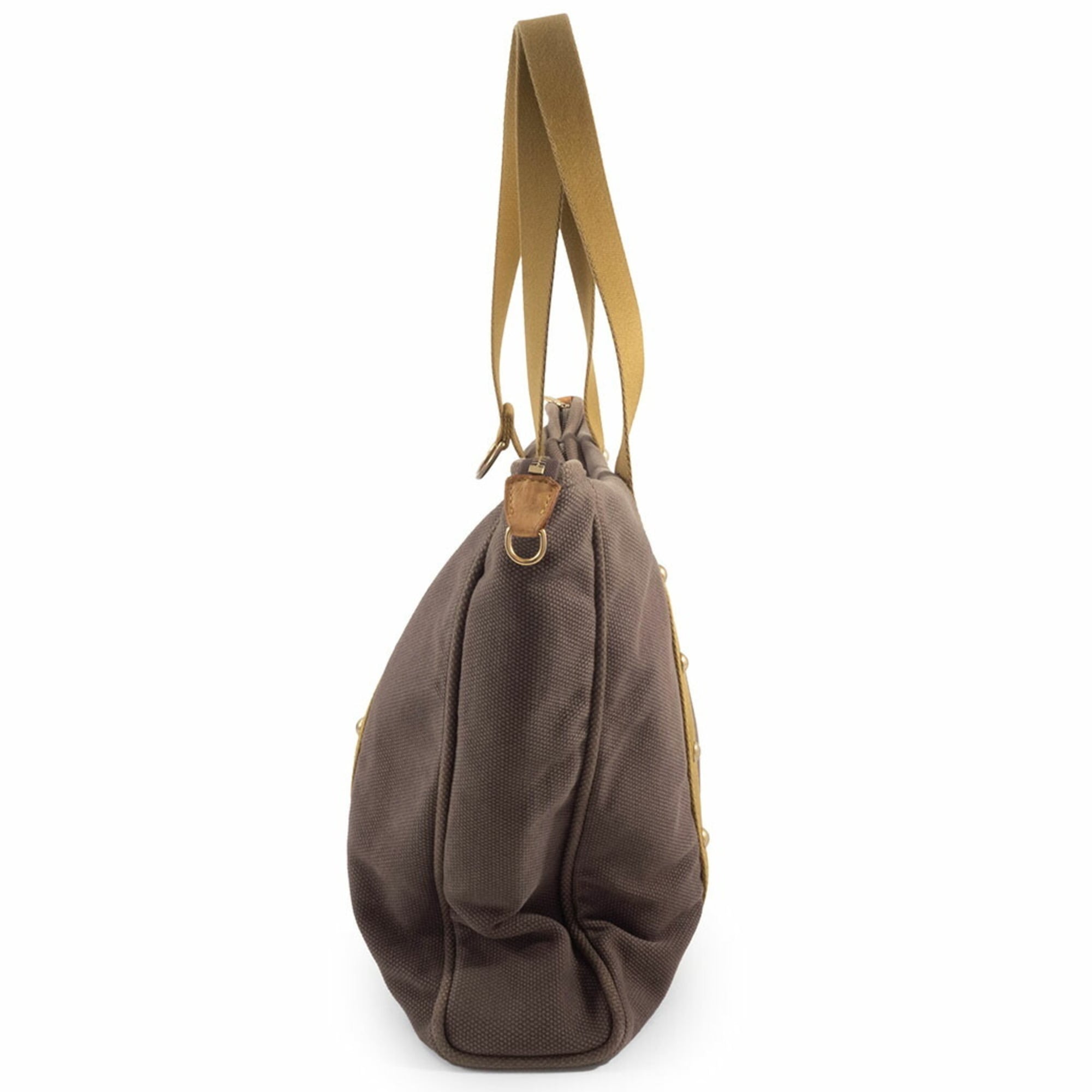 Louis Vuitton Antigua Brown Canvas Tote Bag (Pre-Owned)