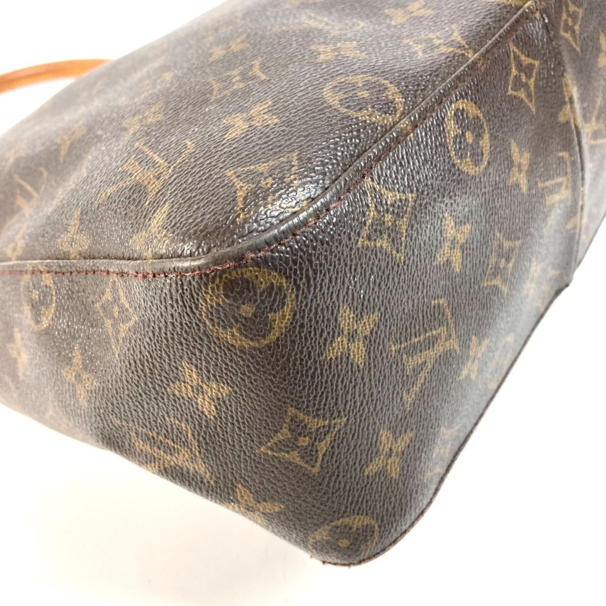 Louis Vuitton Brown Monogram Handbag Shoulder Bag (Pre-Owned)