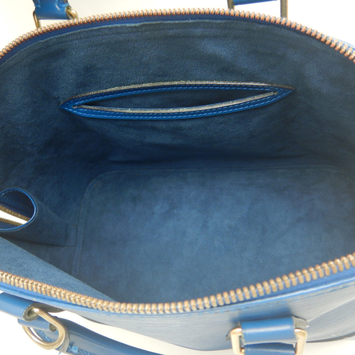 Louis Vuitton Toledo Blue Epi Leather Handbag (Pre-Owned)