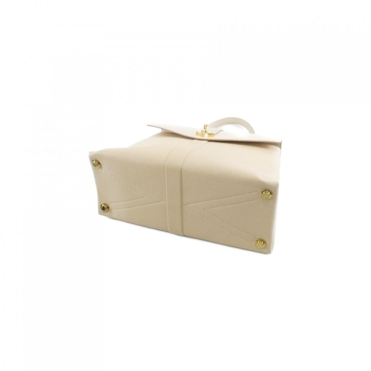 Louis Vuitton Cream Leather Handbag (Pre-Owned)