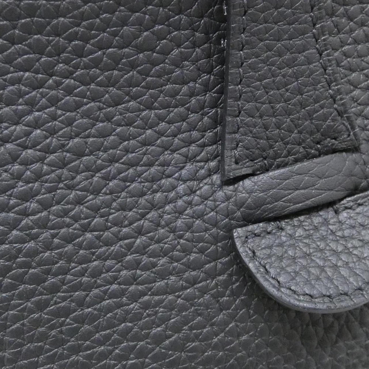 Hermes Evelyne Black Taurillon Clemence Leather Shoulder Bag (Pre-Owned)