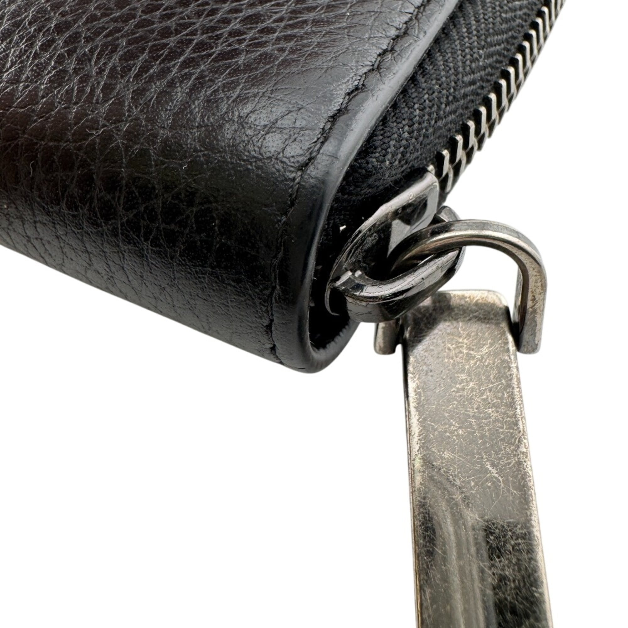 Christian Louboutin Black Leather Wallet (Bi-Fold) (Pre-Owned)