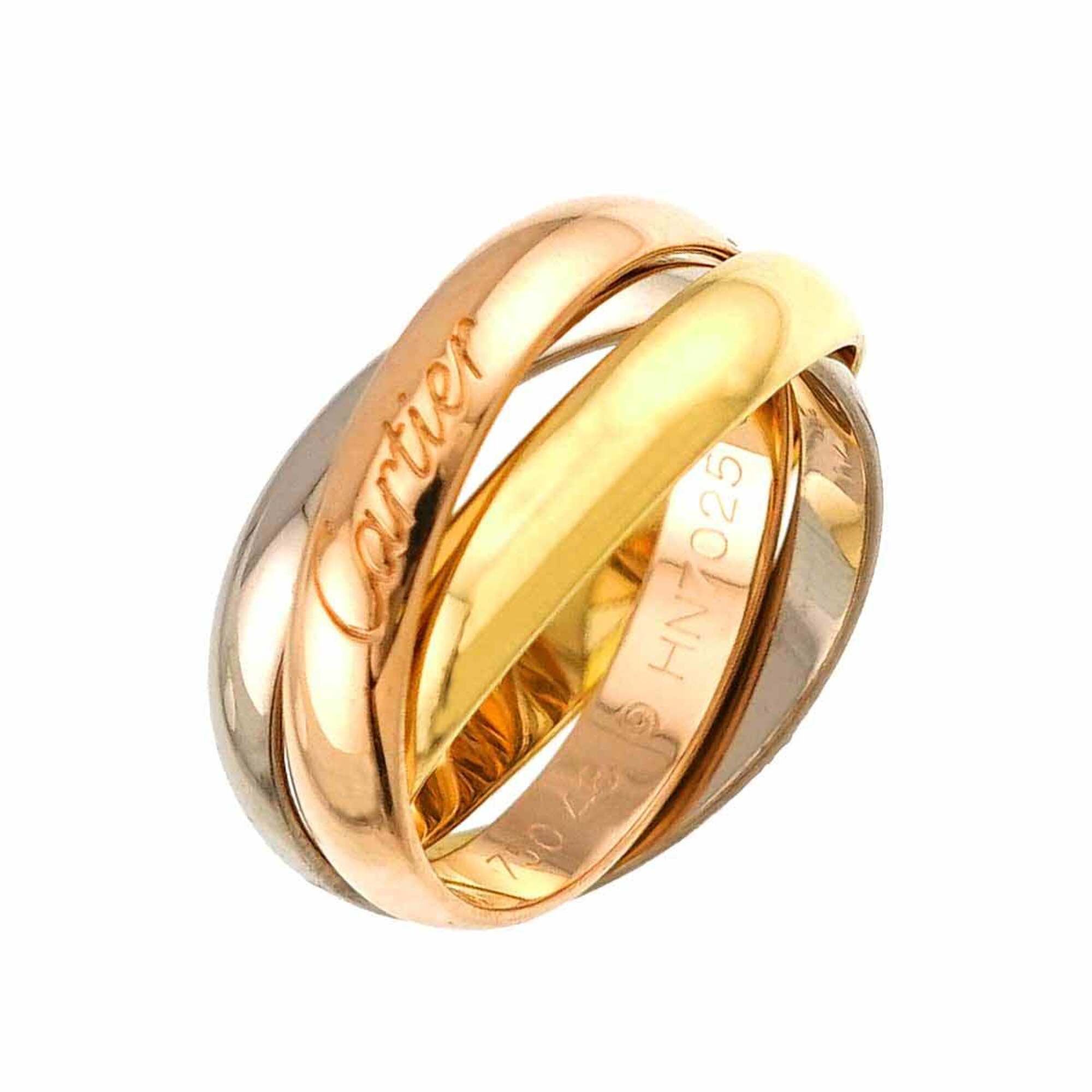 Cartier Yellow Gold (18K) Pink Gold (18K) White Gold (18K) Band Ring (Pre-Owned)