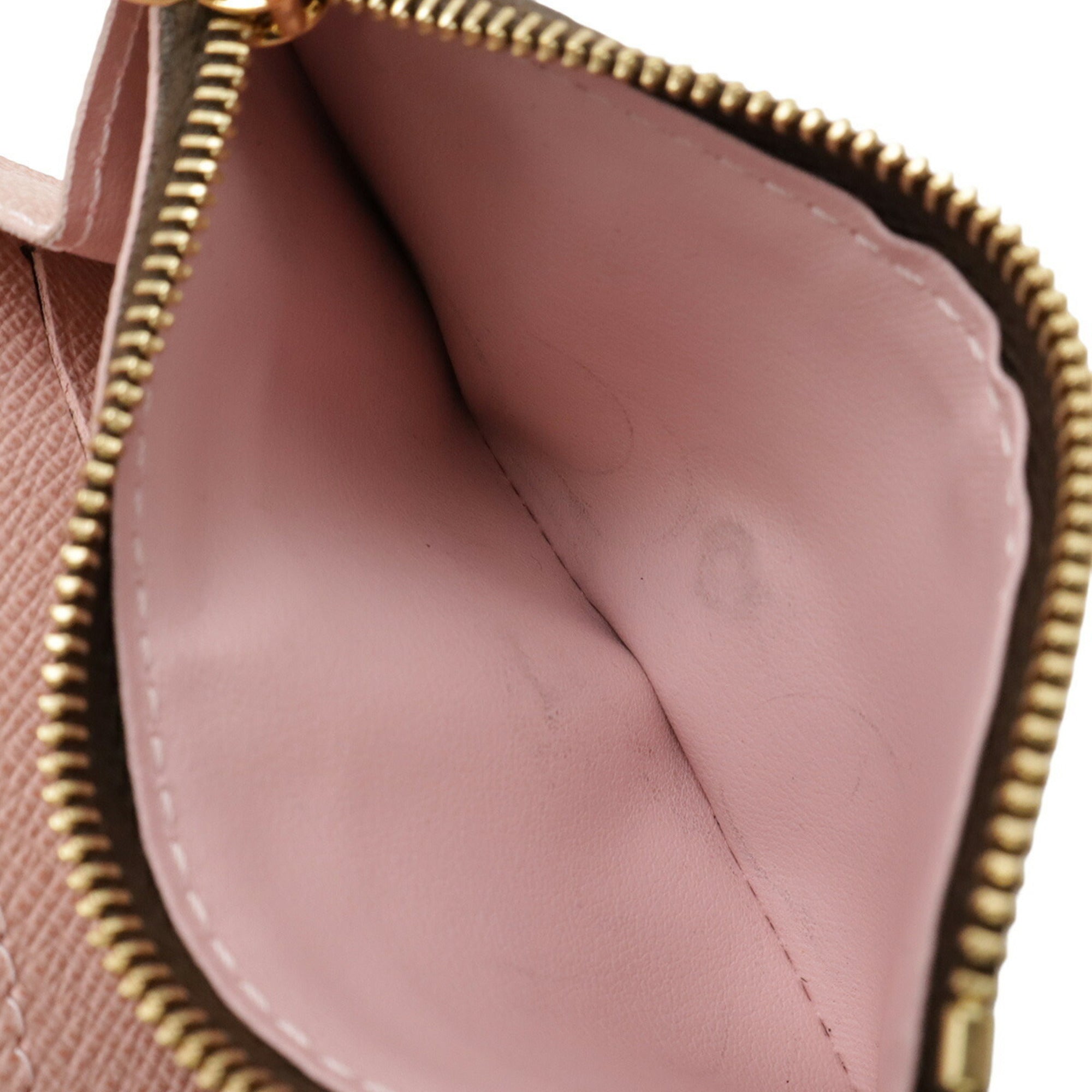 Louis Vuitton Monogram Rose Ballerine Monogram Coin Purse/Coin Case (Pre-Owned)