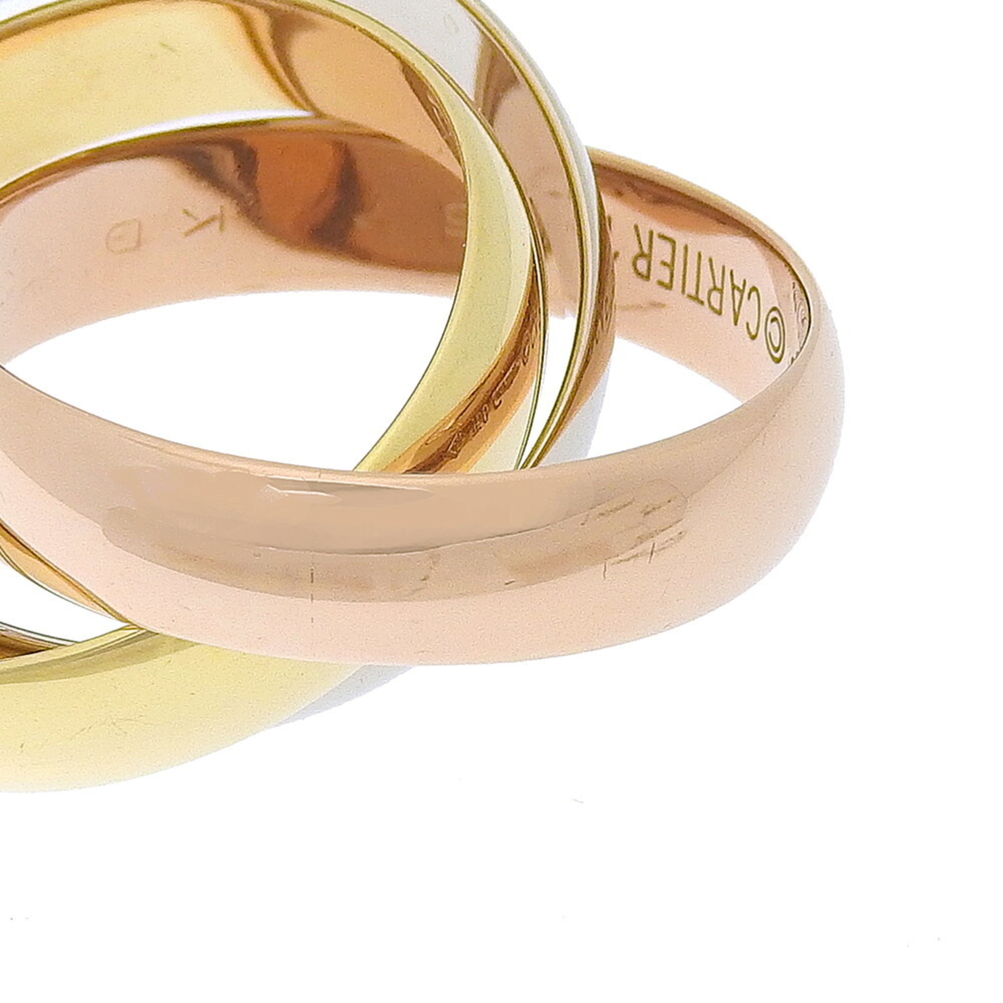 Cartier Pink Gold White Gold Yellow Gold Yellow Gold (18K) Pink Gold (18K) White Gold (18K) Band Ring (Pre-Owned)