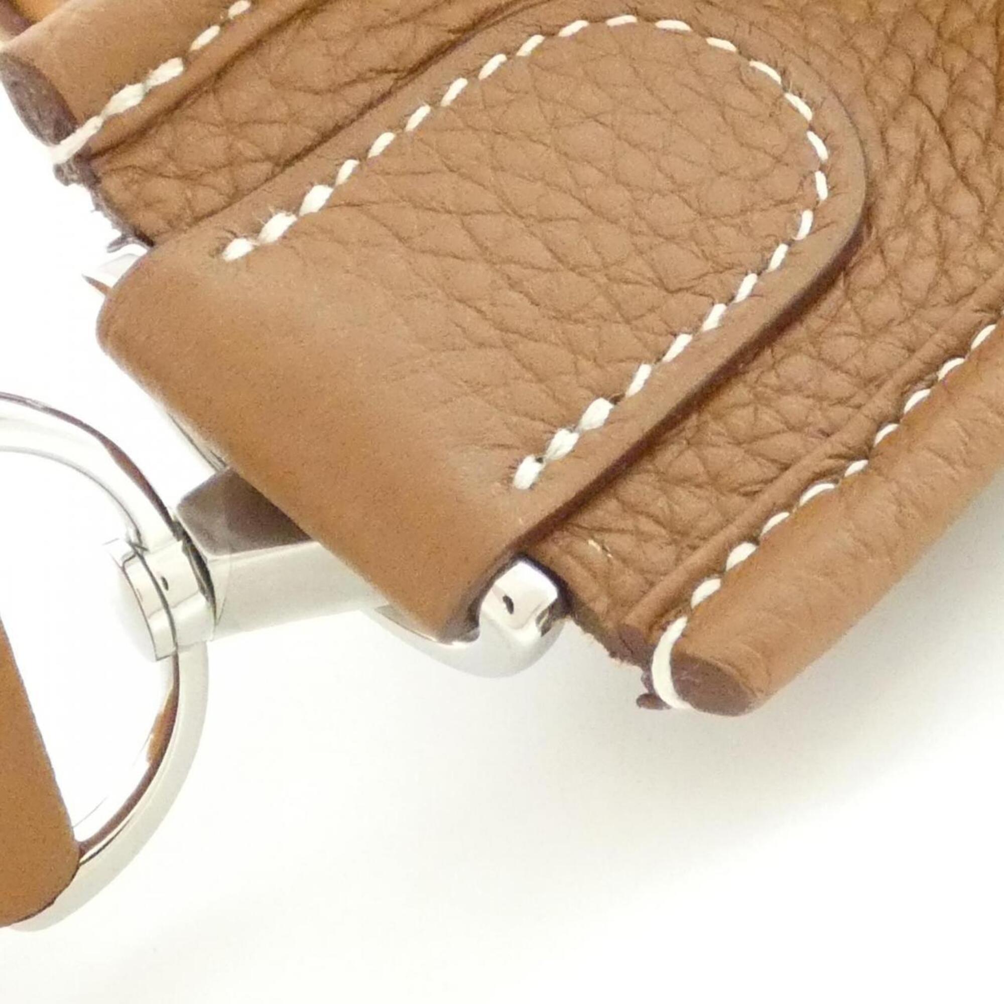 Hermes Evelyne Gold Taurillon Clemence Leather Shoulder Bag (Pre-Owned)