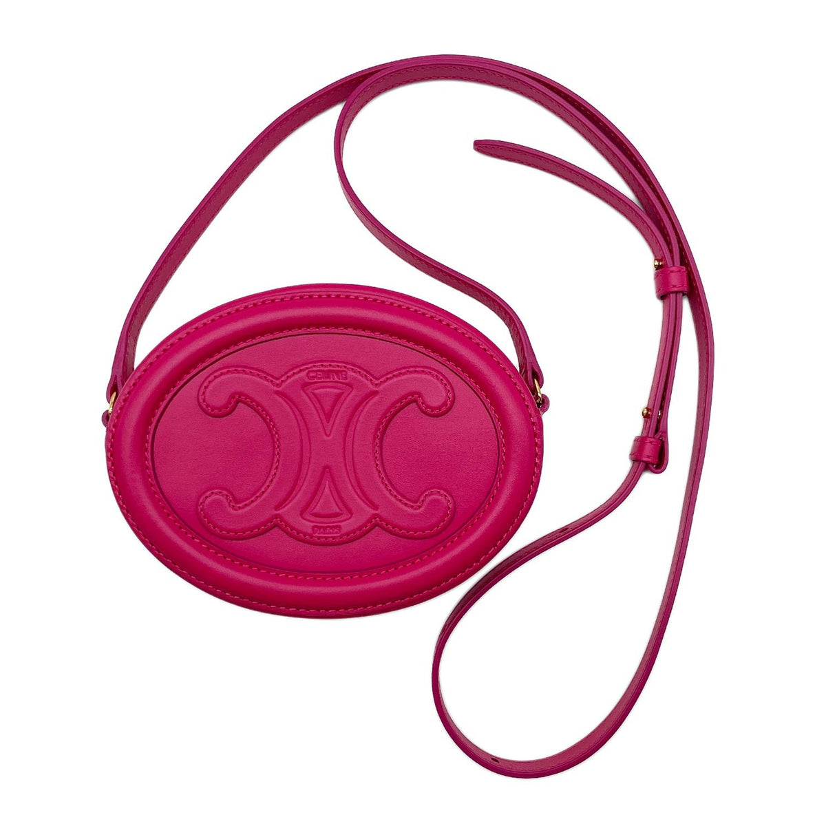 Celine Pink Leather Shoulder Bag (Pre-Owned)