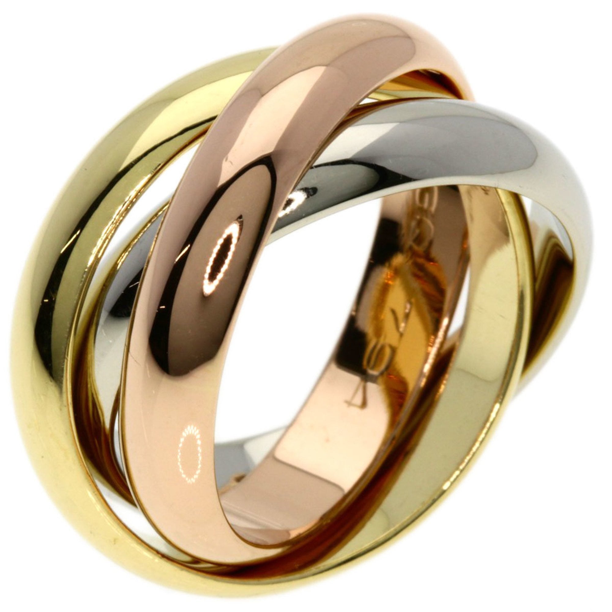 Cartier Pink Gold (18K) White Gold (18K) Yellow Gold (18K) Band Ring (Pre-Owned)