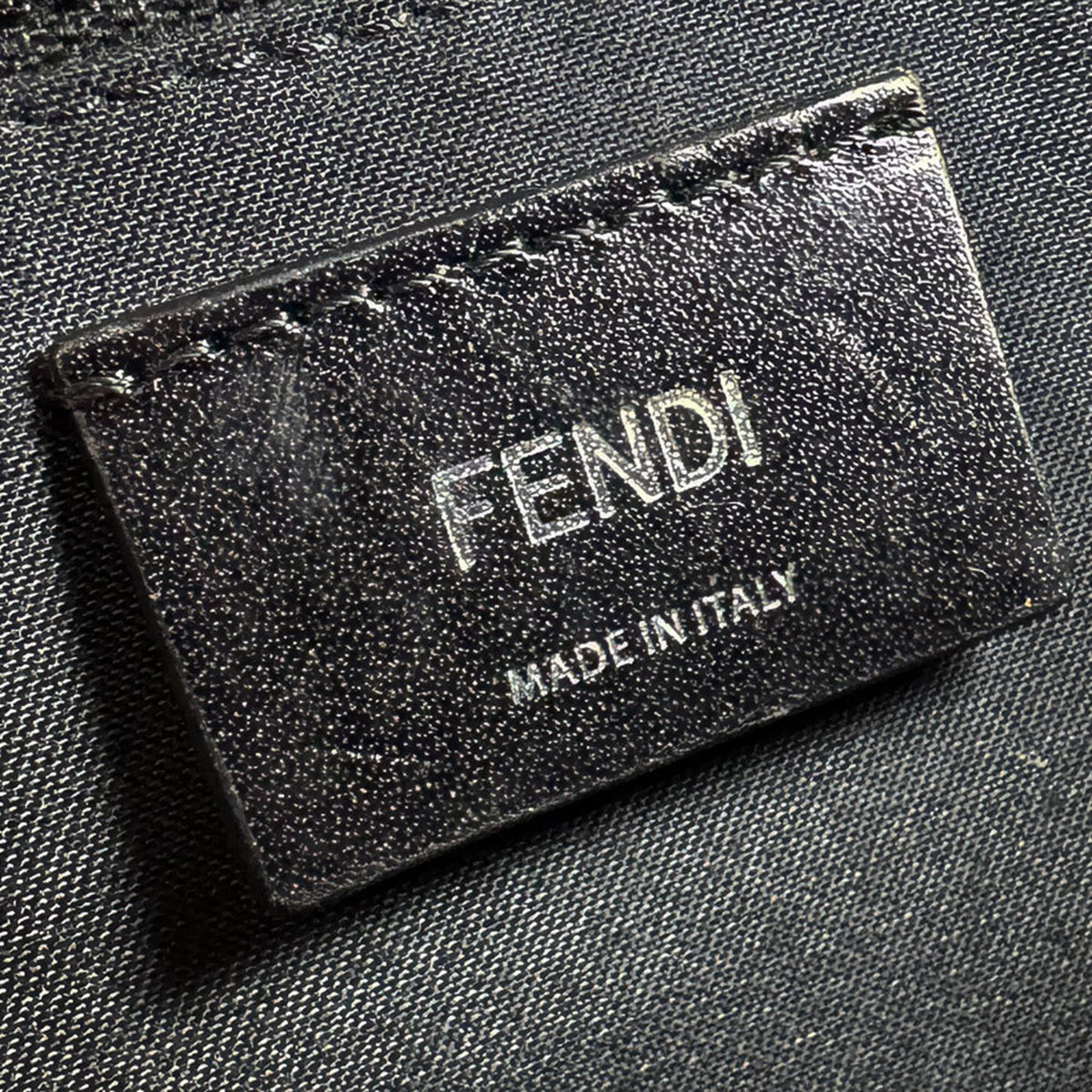 Fendi Black Nylon Fur Backpack (Pre-Owned)