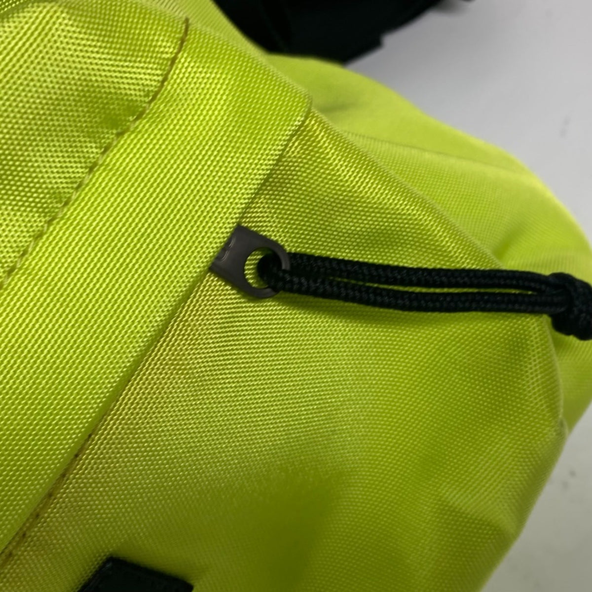 Balenciaga Black Yellow Nylon Canvas Backpack (Pre-Owned)