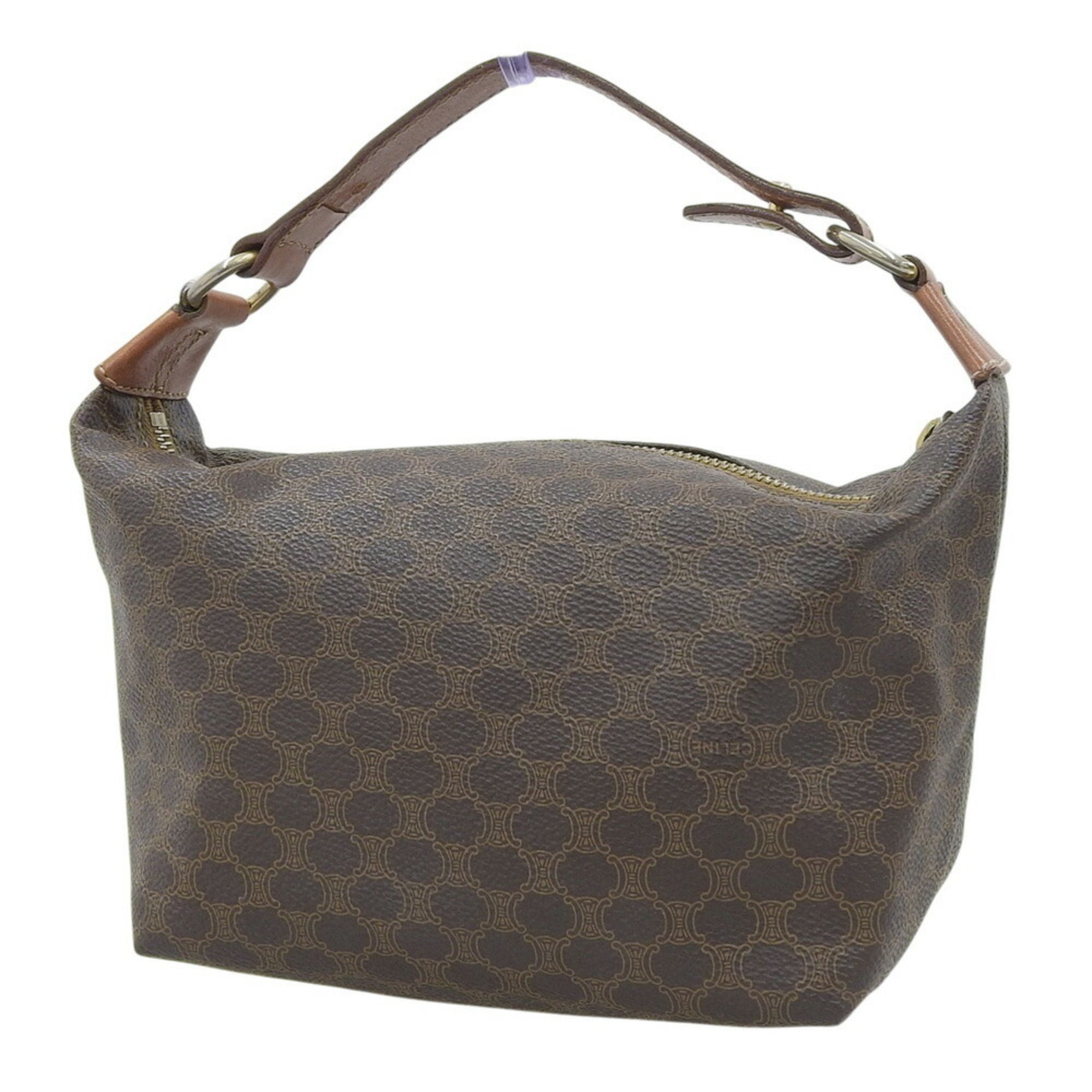 Celine Brown Pvc Pouch Shoulder Bag (Pre-Owned)