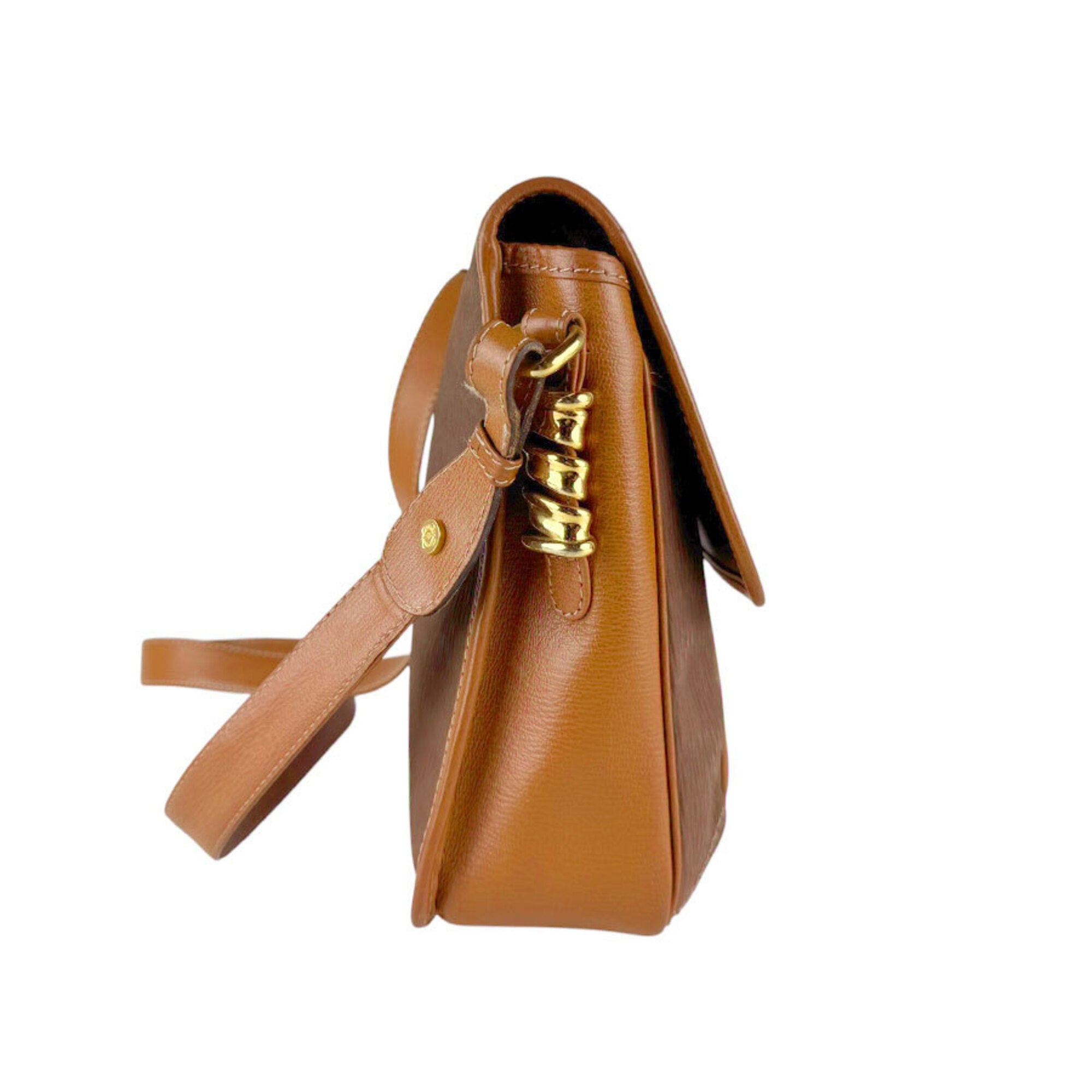 Loewe Brown Leather Shoulder Bag (Pre-Owned)