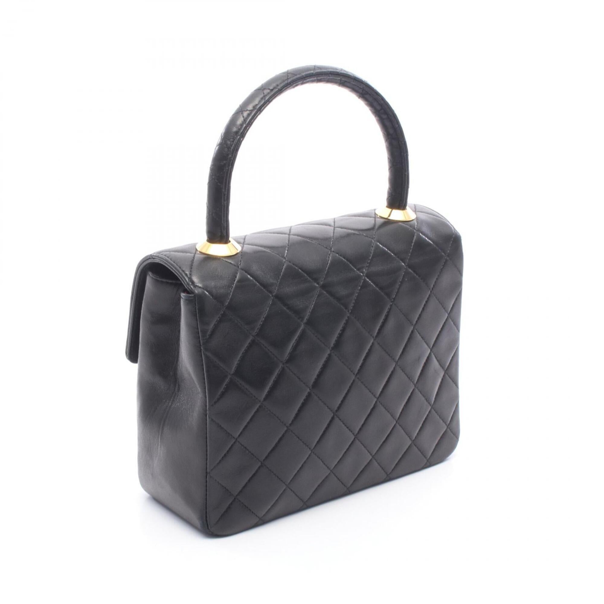 Chanel Black Leather Handbag (Pre-Owned)