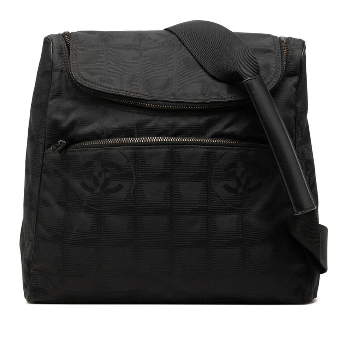 Chanel Black Nylon Backpack (Pre-Owned)