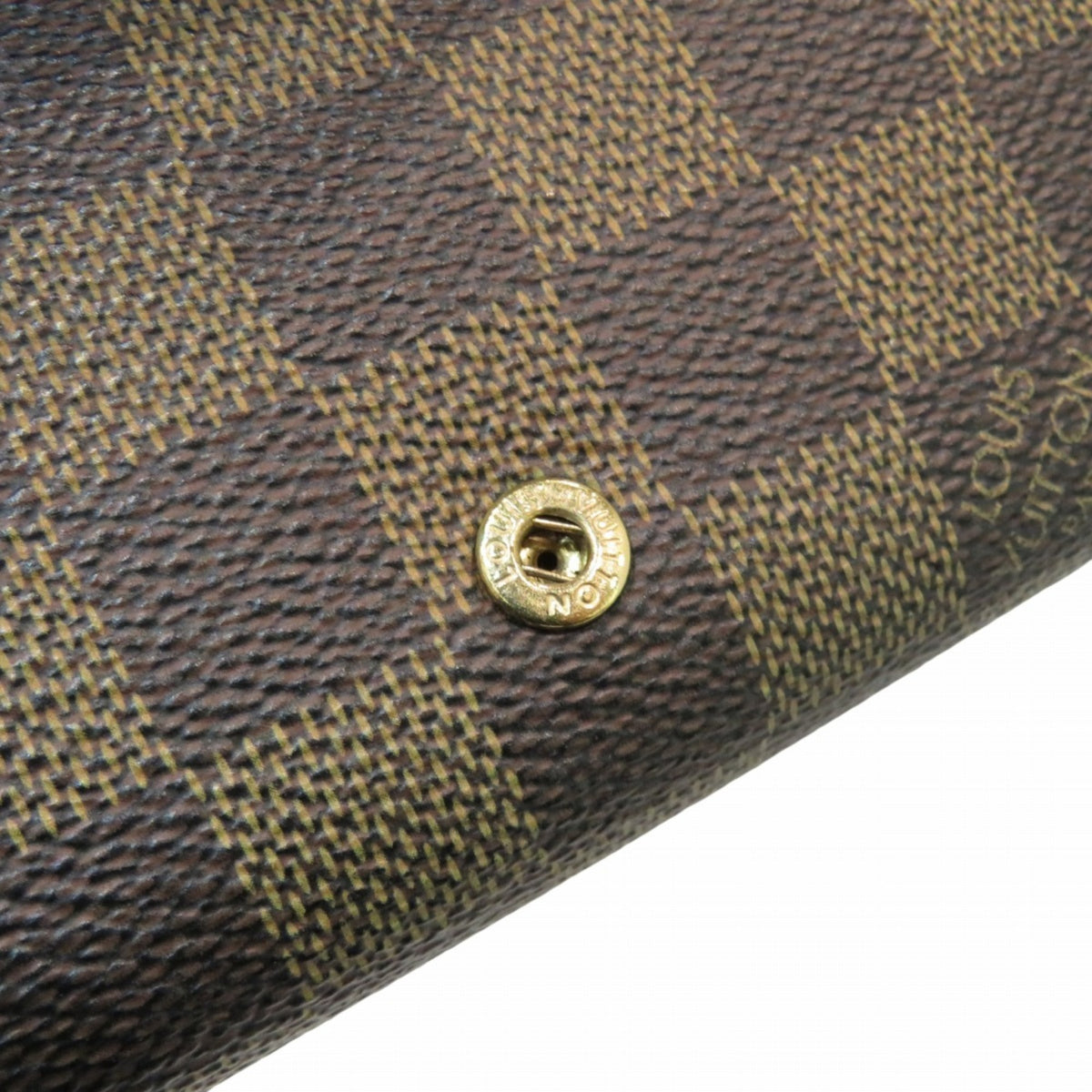 Louis Vuitton Damier Brown Damier Canvas Damier Canvas Wallet (Bi-Fold) (Pre-Owned)