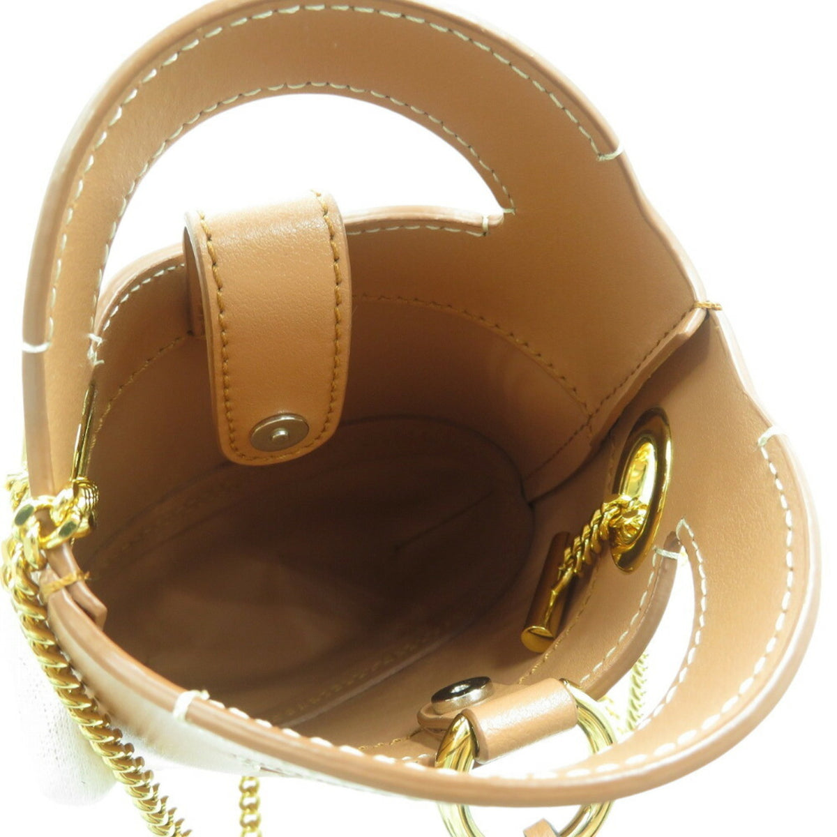 Chloé Brown Leather Pouch (Pre-Owned)
