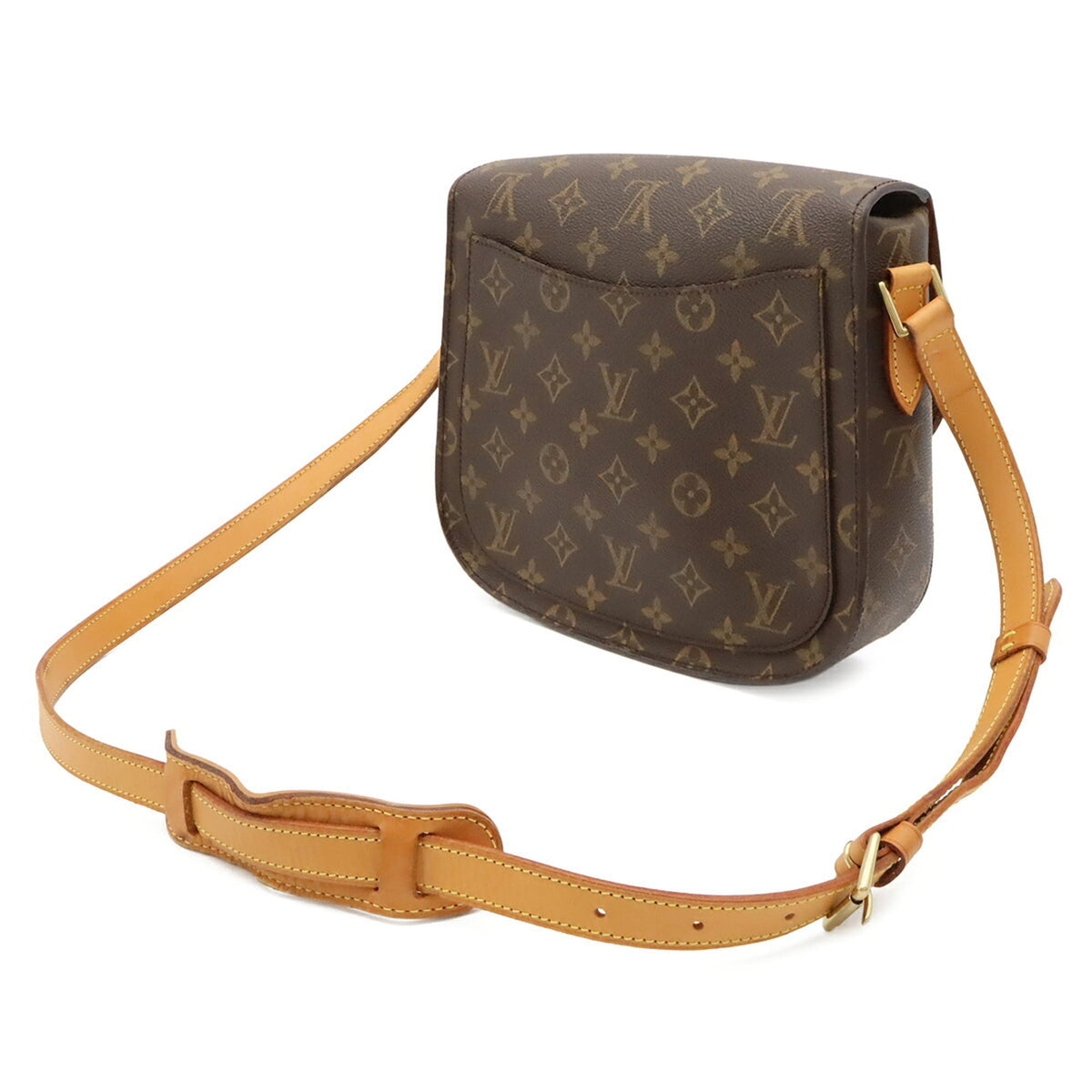 Louis Vuitton Brown White Monogram Shoulder Bag (Pre-Owned)