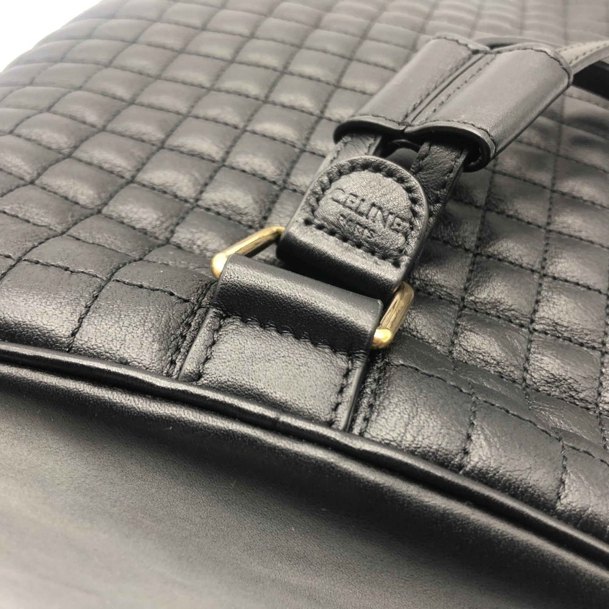 Celine Black Leather Backpack (Pre-Owned)