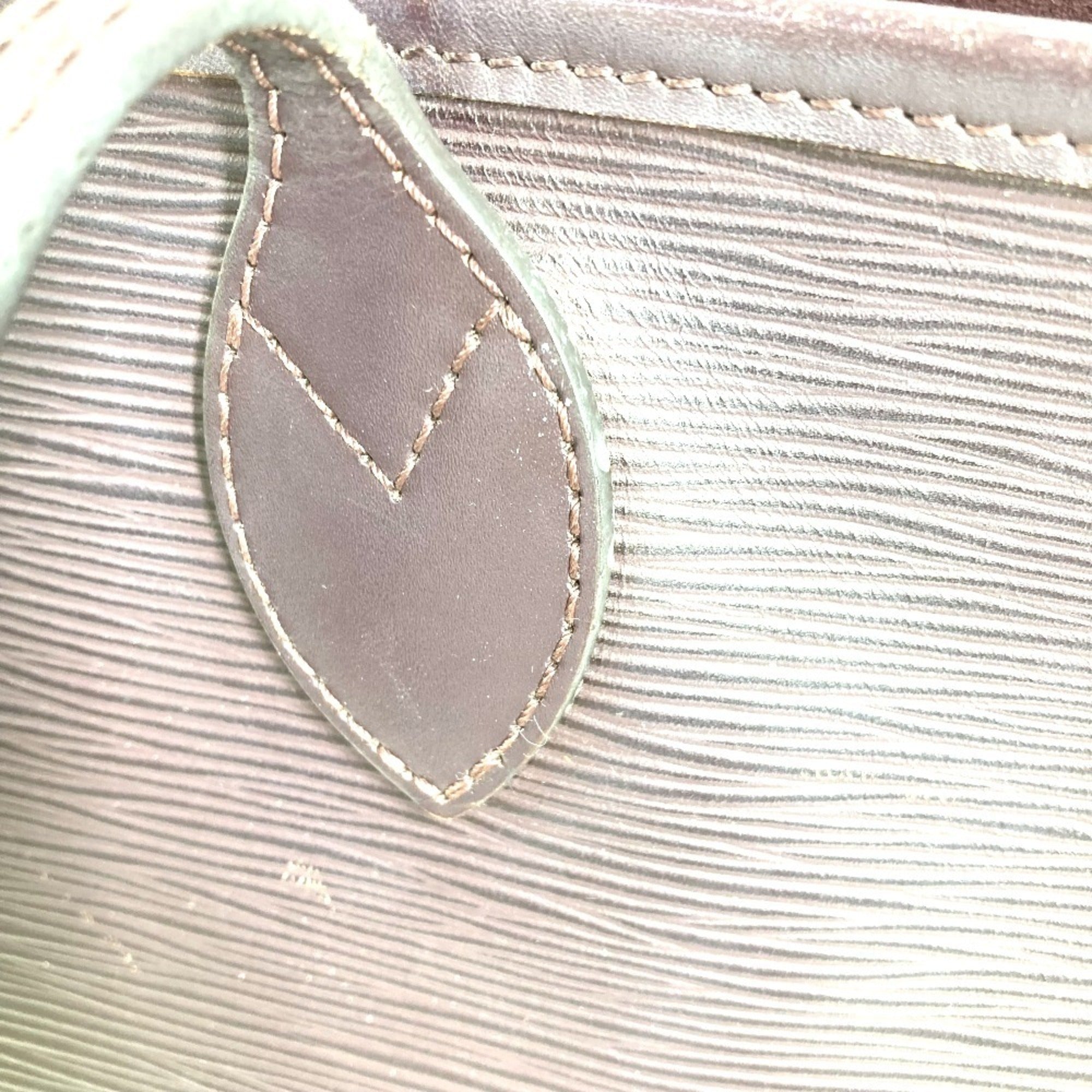 Louis Vuitton Purple Quetsche Epi Leather Shoulder Bag Tote Bag (Pre-Owned)