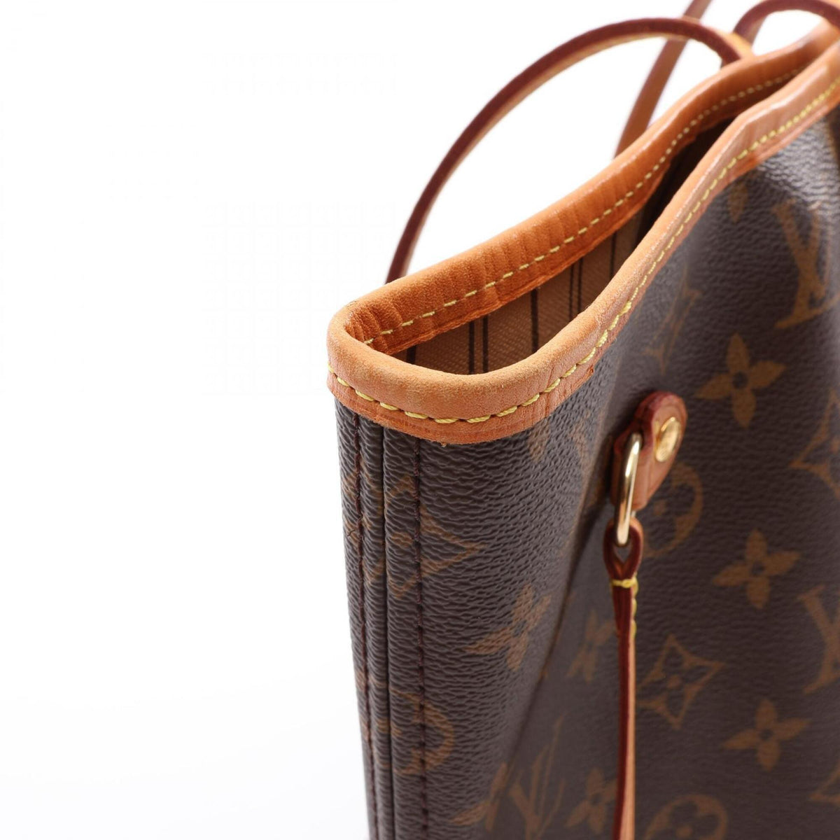 Louis Vuitton Brown Monogram Handbag Pouch Tote Bag (Pre-Owned)