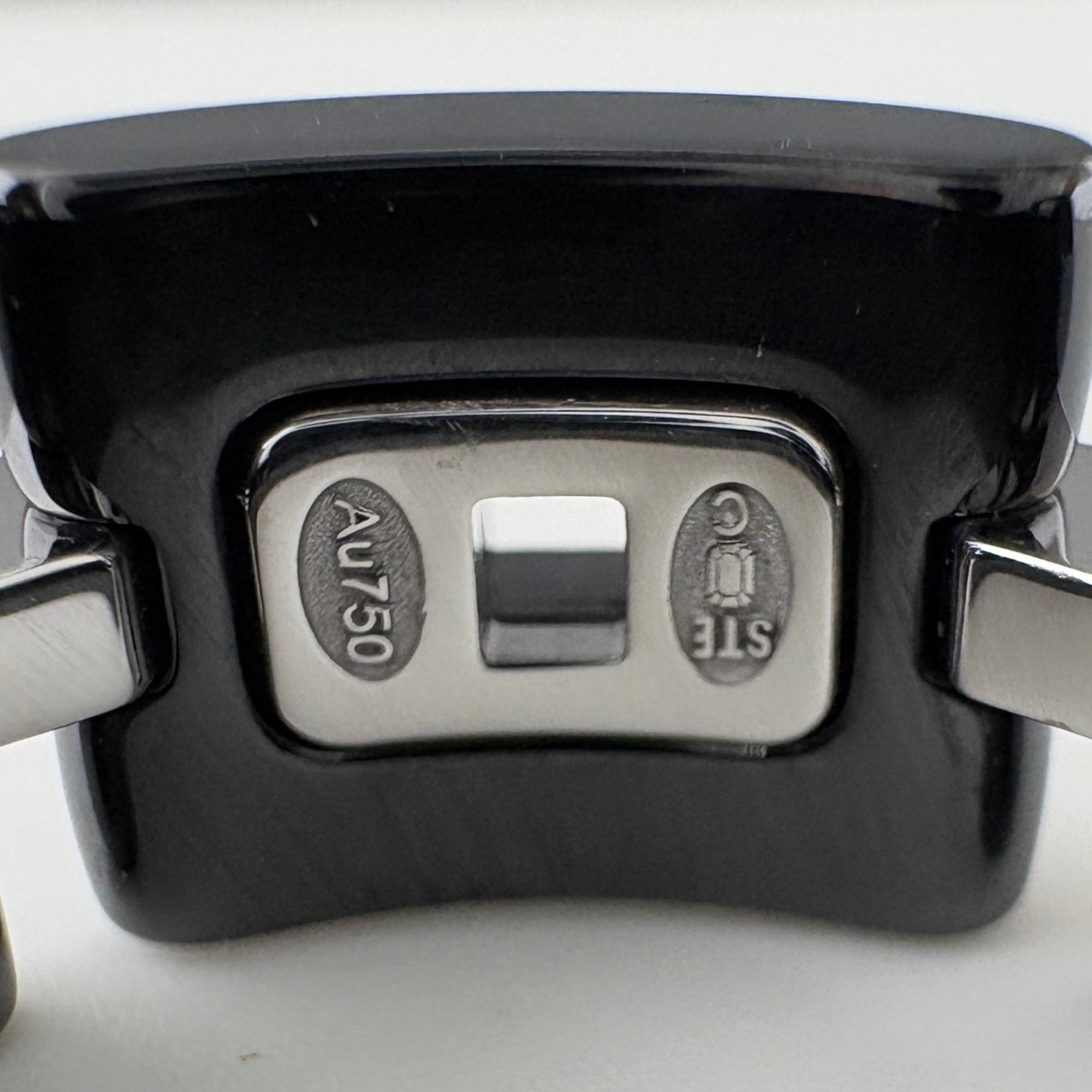 Chanel Ceramic Band Ring (Pre-Owned)