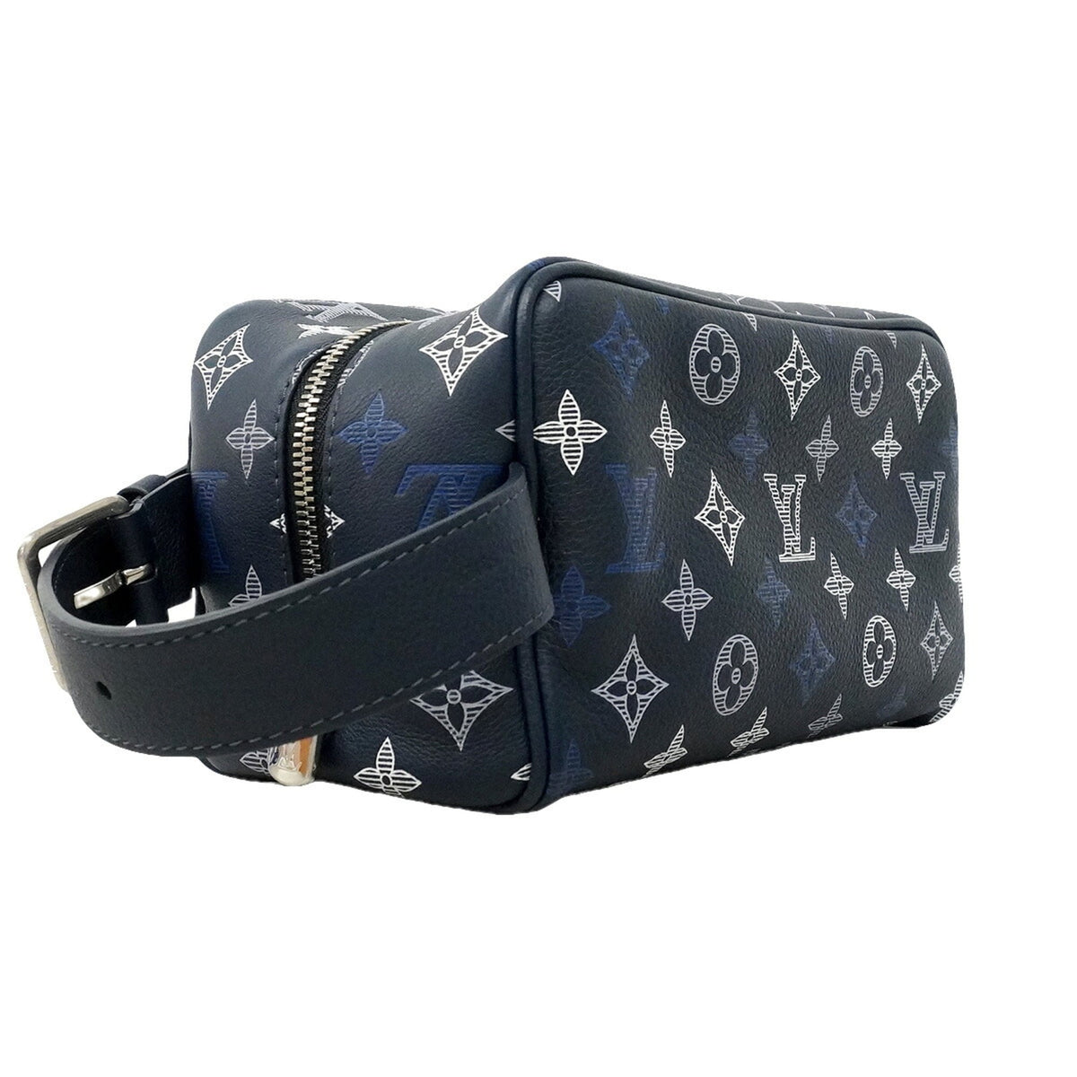 Louis Vuitton Navy Handbag (Pre-Owned)