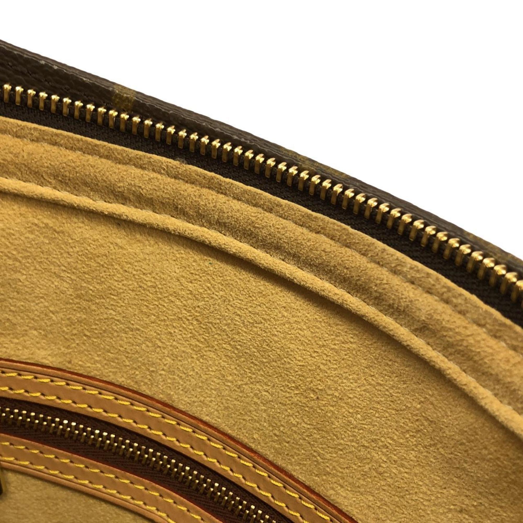 Louis Vuitton Monogram Marron Coated Canvas Shoulder Bag (Pre-Owned)