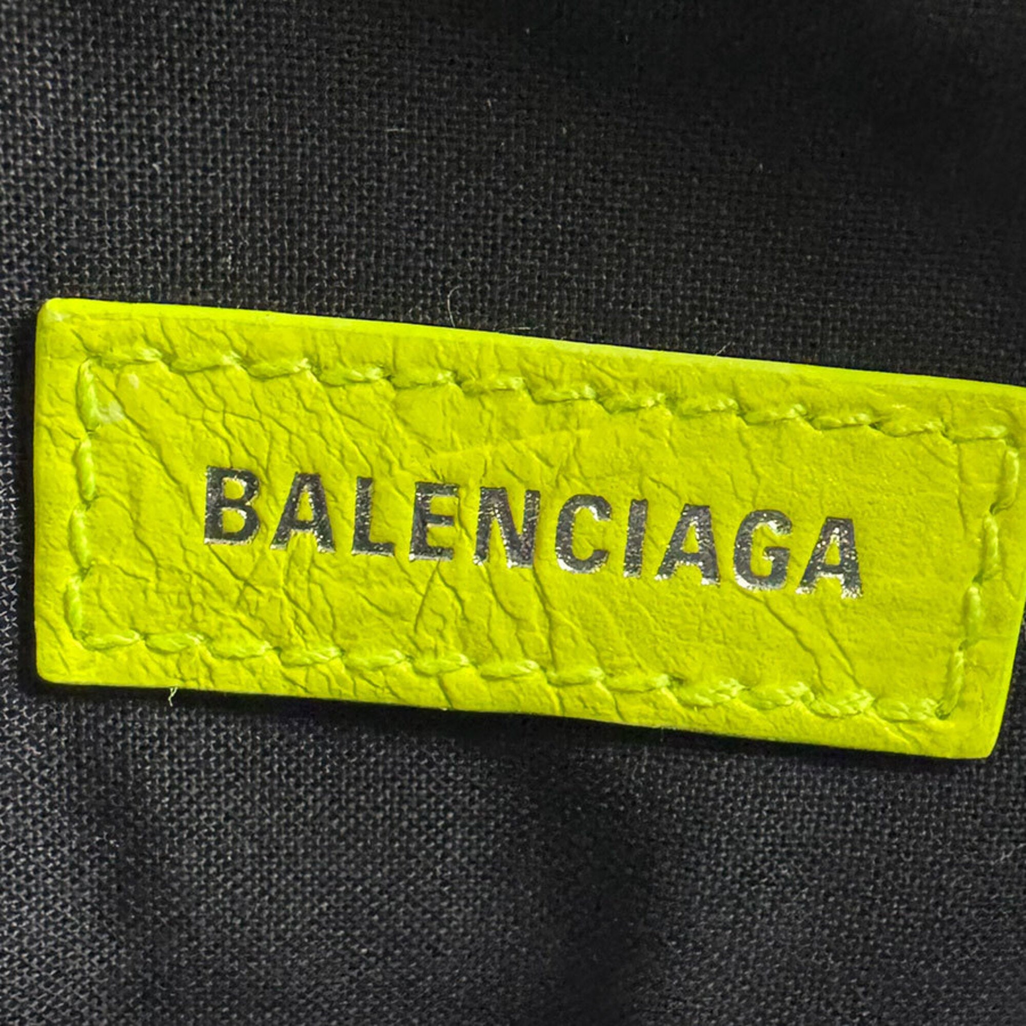 Balenciaga Yellow Leather Shoulder Bag (Pre-Owned)