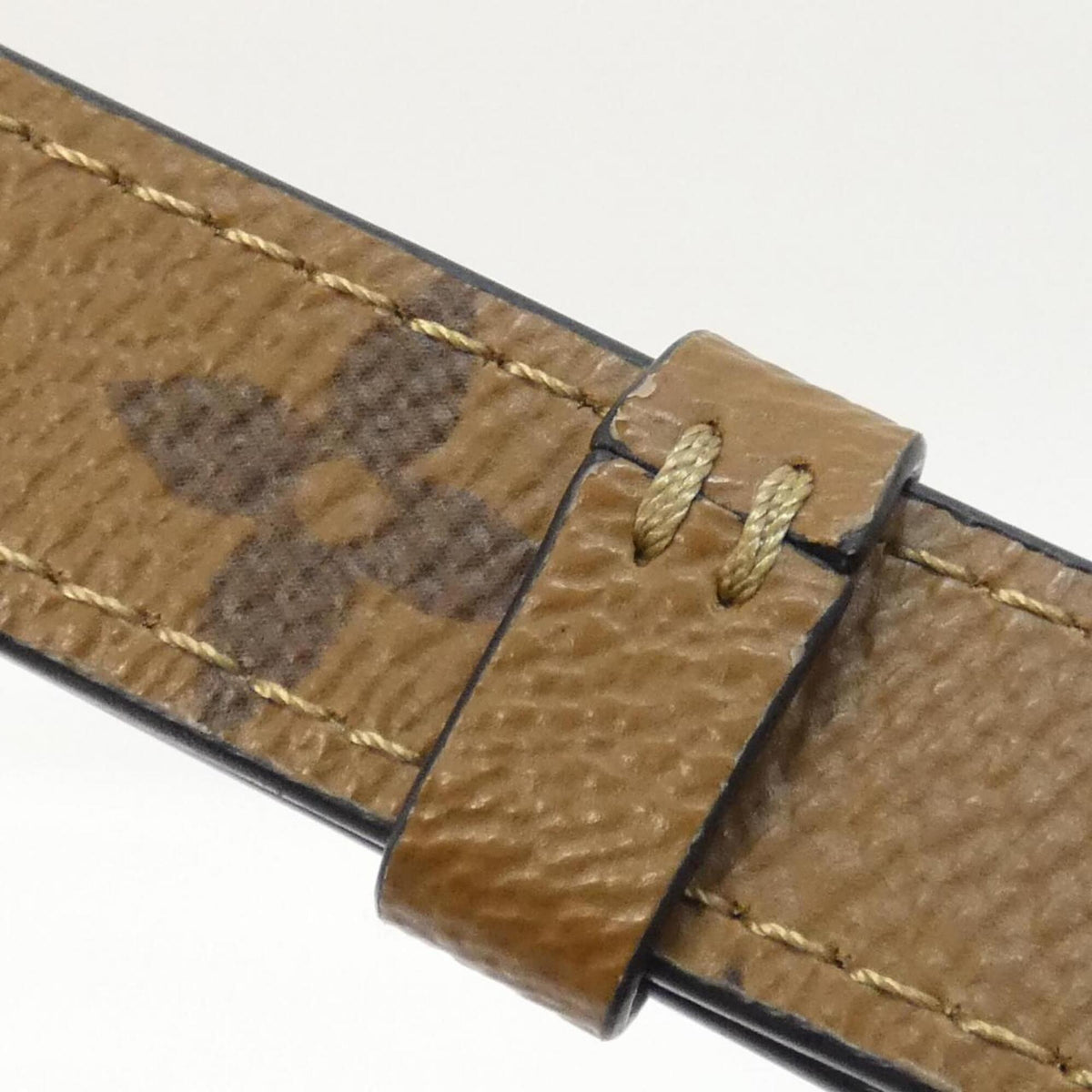 Louis Vuitton Brown Coated Canvas Handbag Pochette (Pre-Owned)