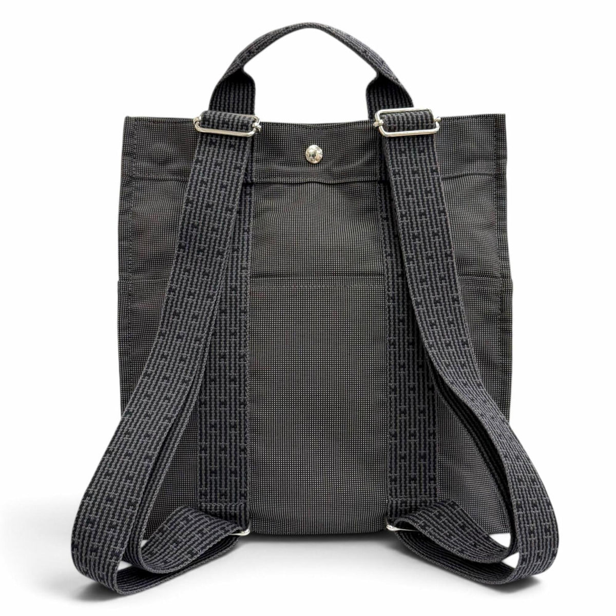 Hermes Gray Polyamide Polyester Backpack (Pre-Owned)